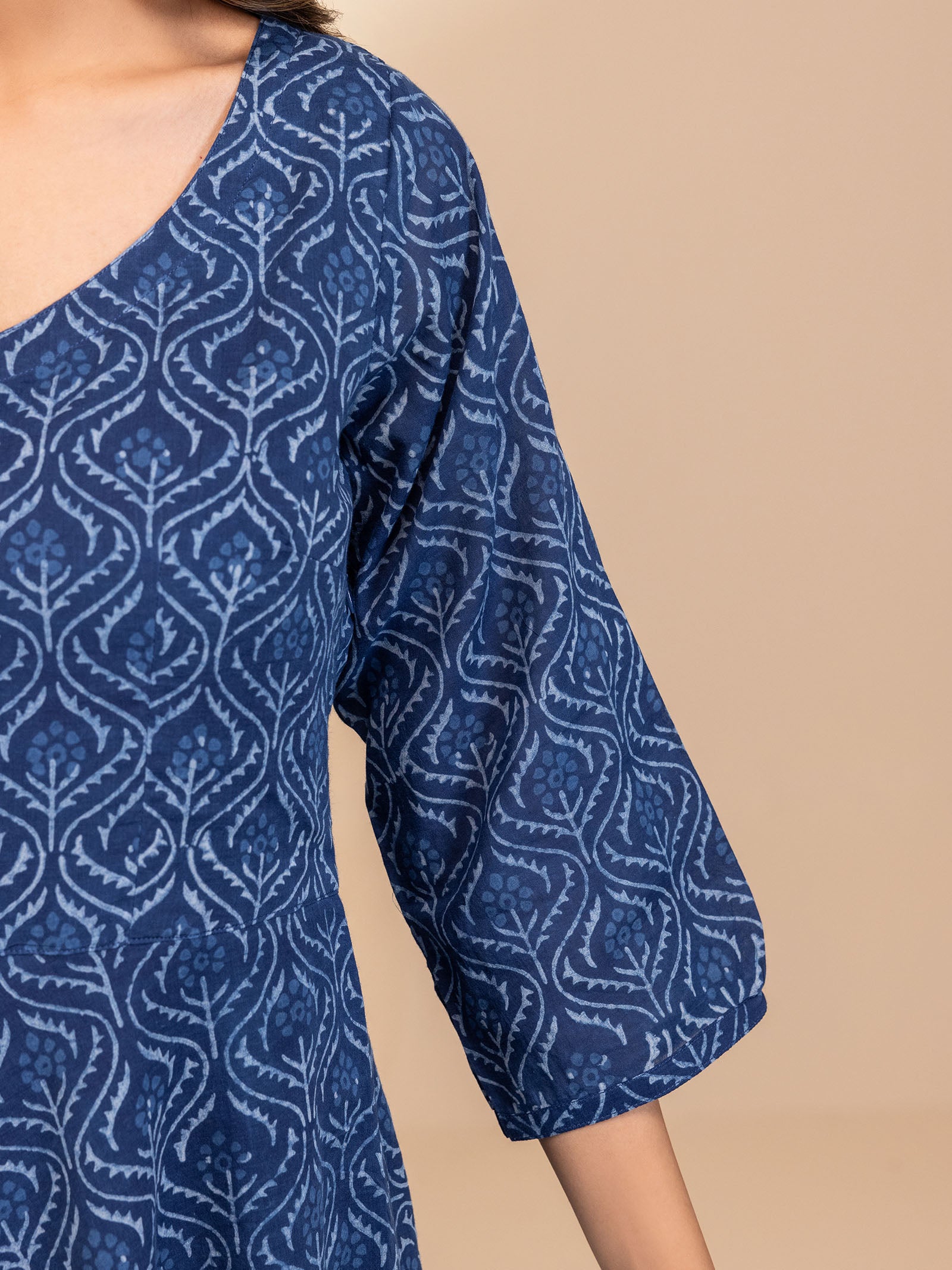 Indigo Ace Voile Dress