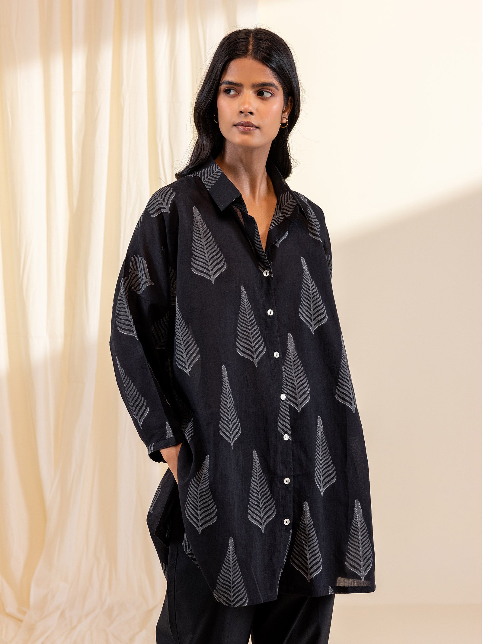 Madras Voile Shirt - Bg Tree