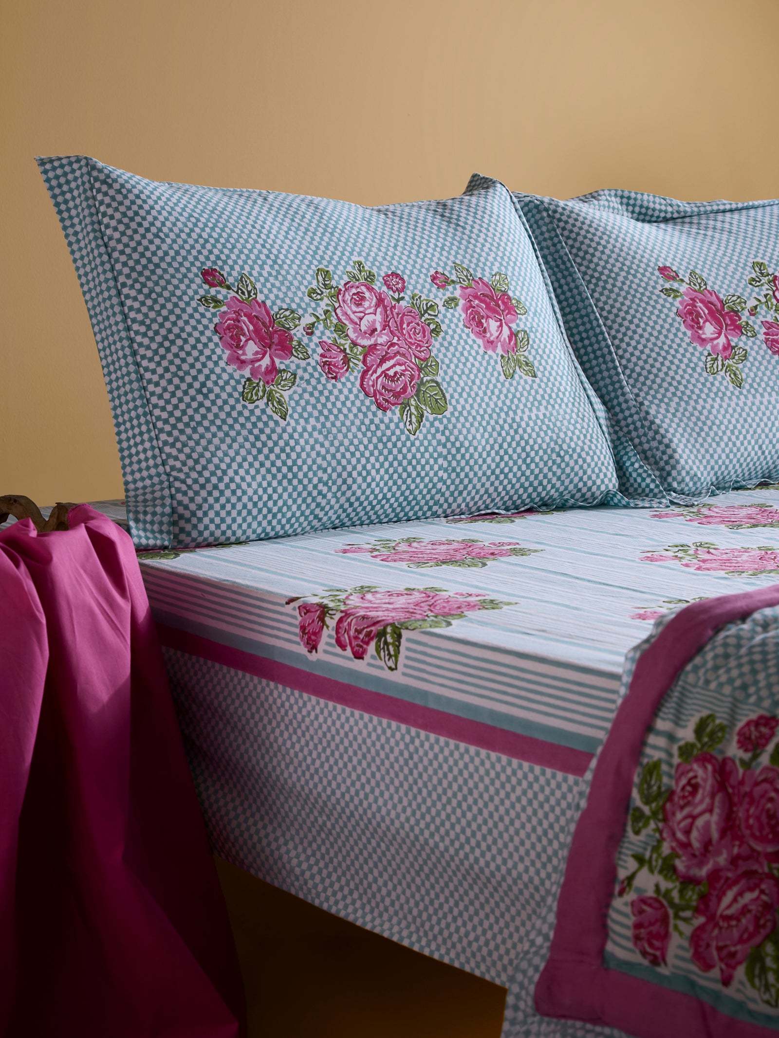 Cottage Rose Pillow Cover (Set of 2)