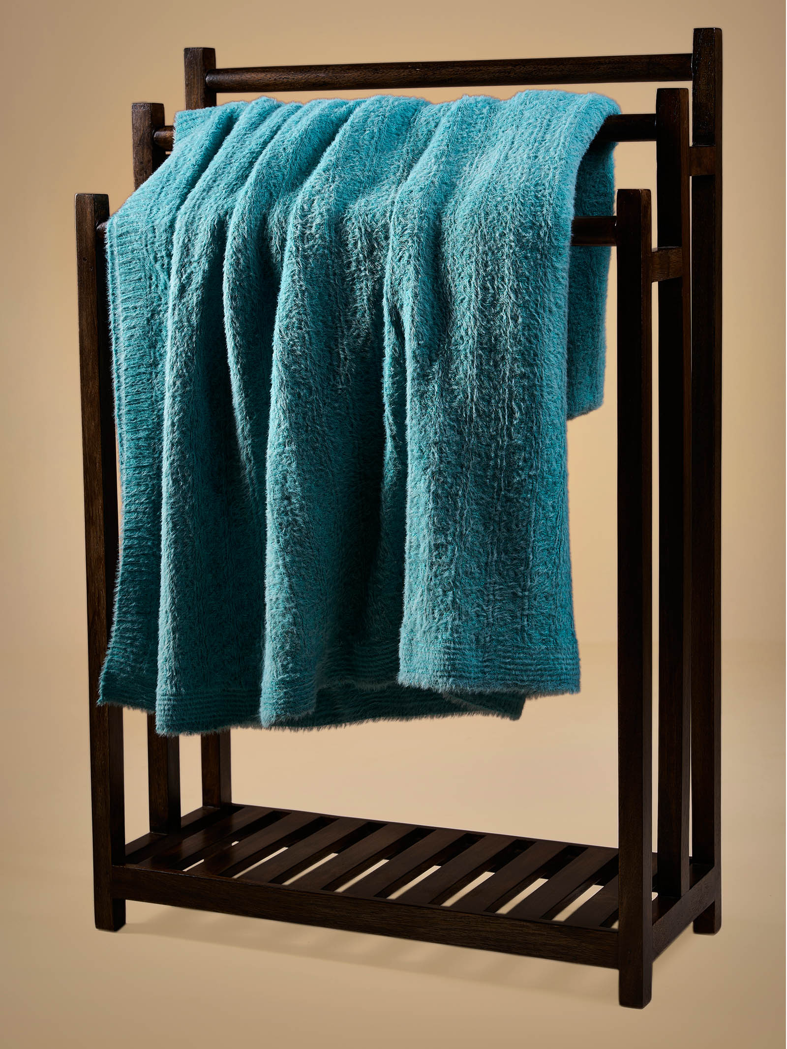 Woolen Throw Teal