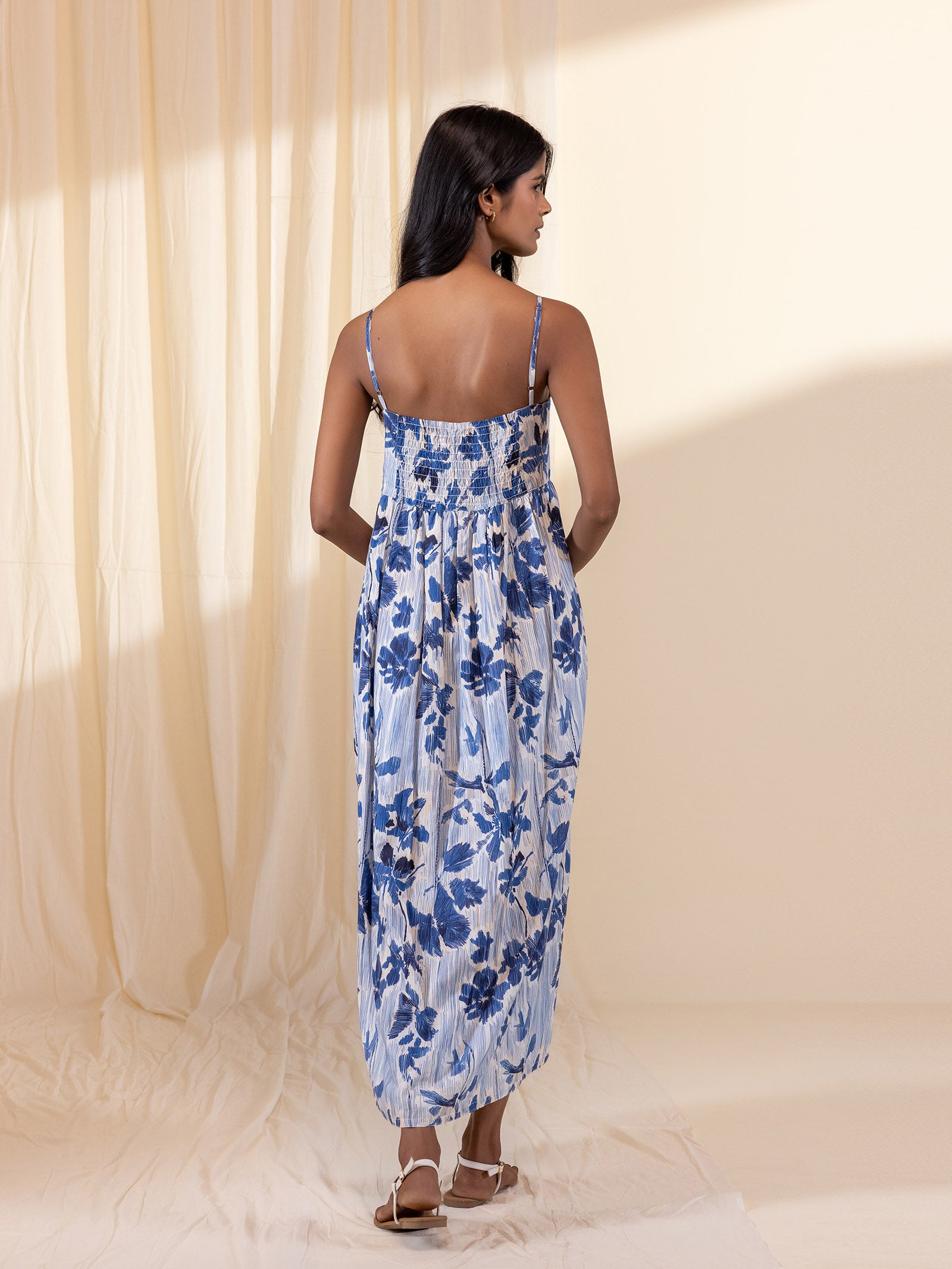 Blue Threads Cotton Dress