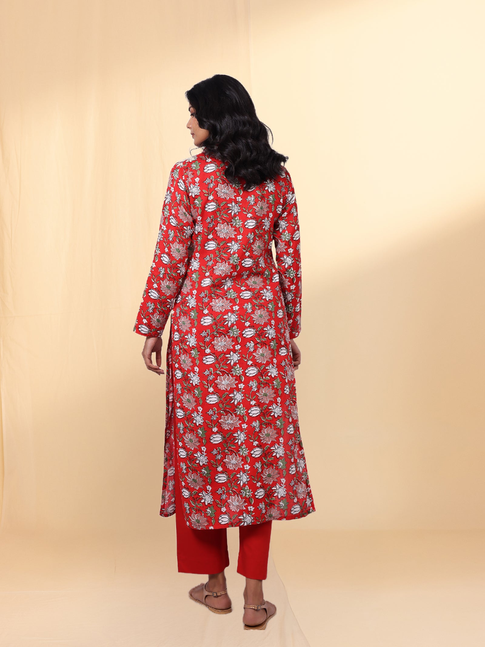 Ruby Woo Twill Kurta