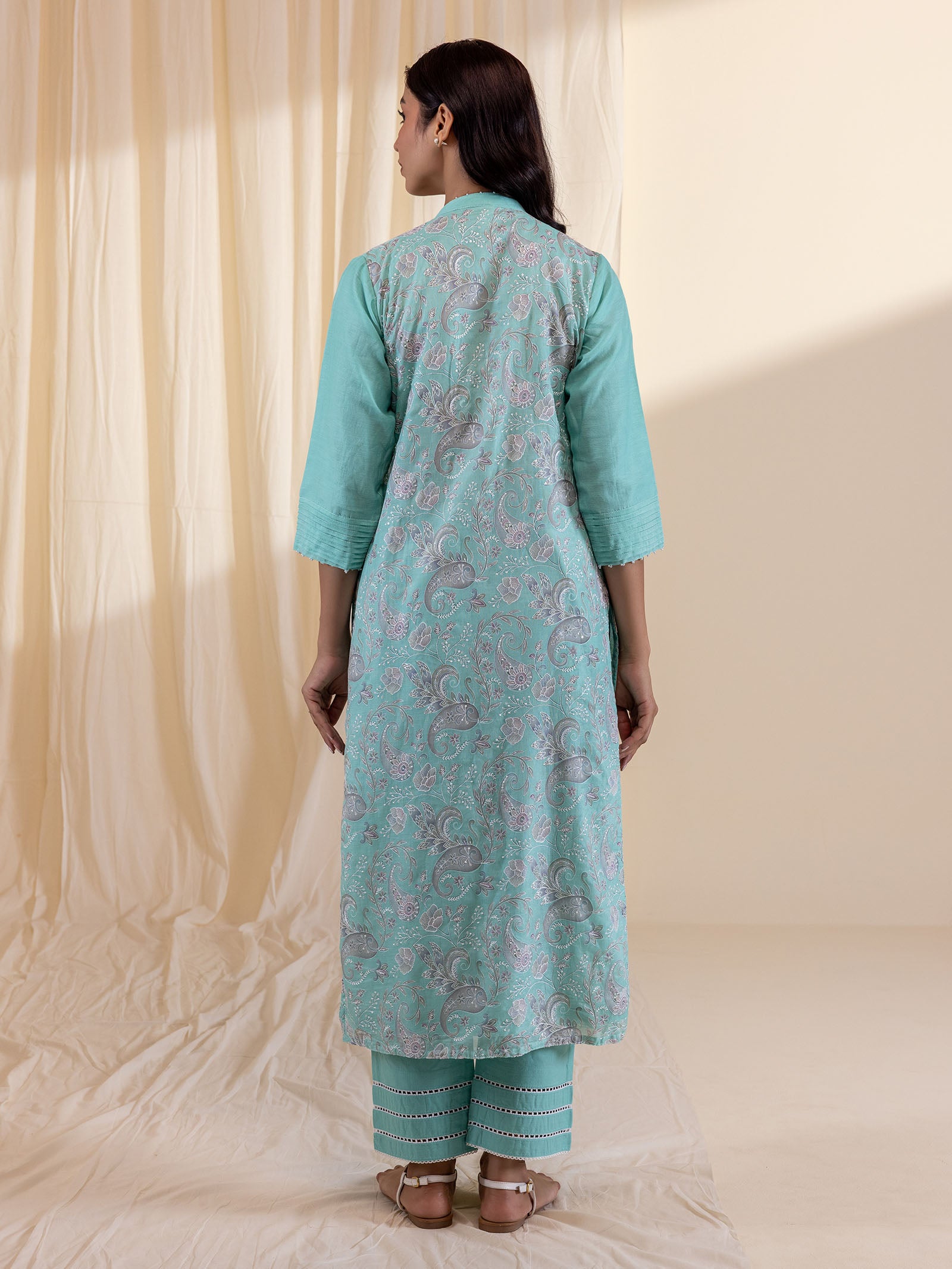 Shimmering Dusk Chanderi Kurta