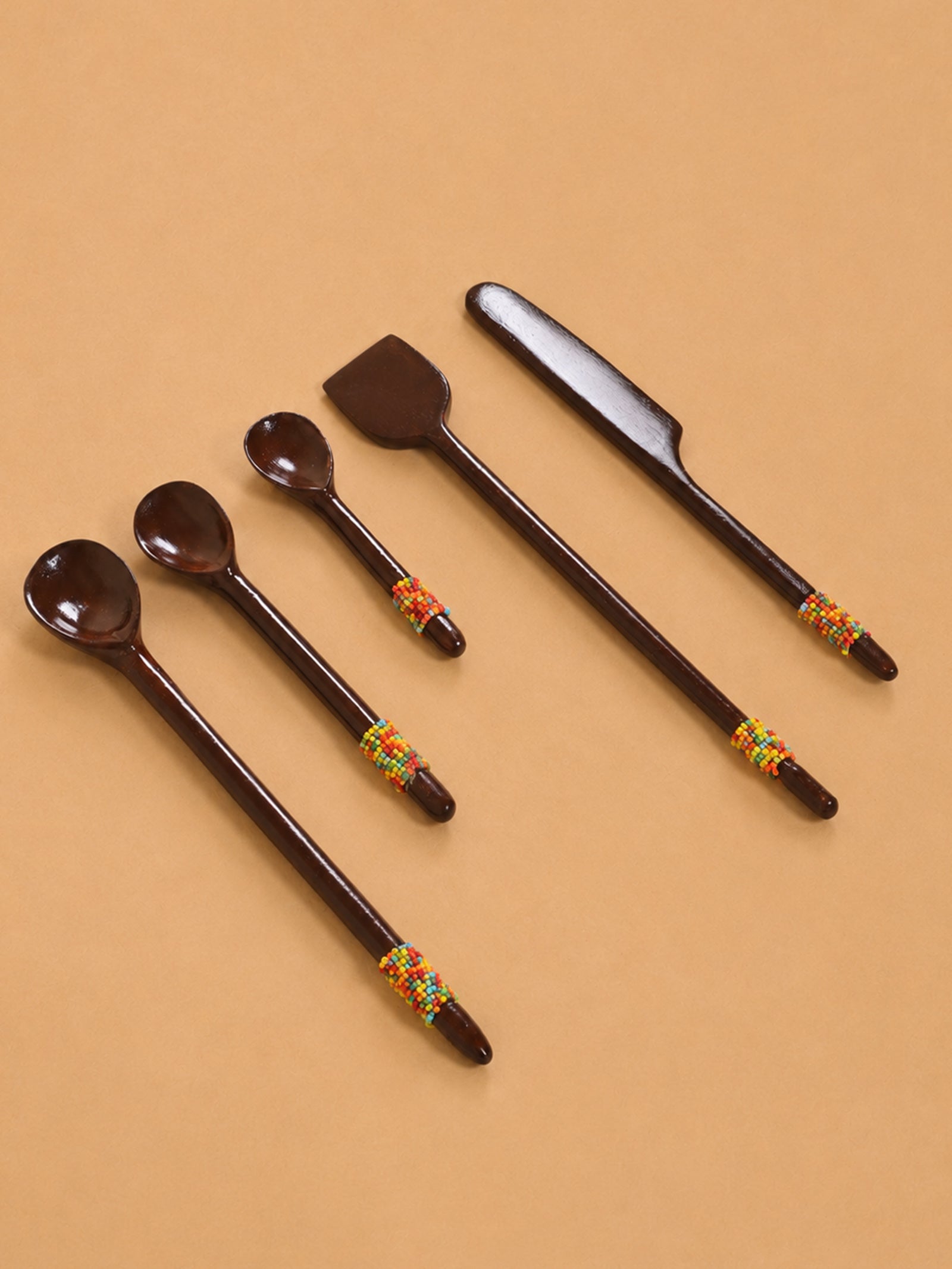 African Spoons (Set Of 5)