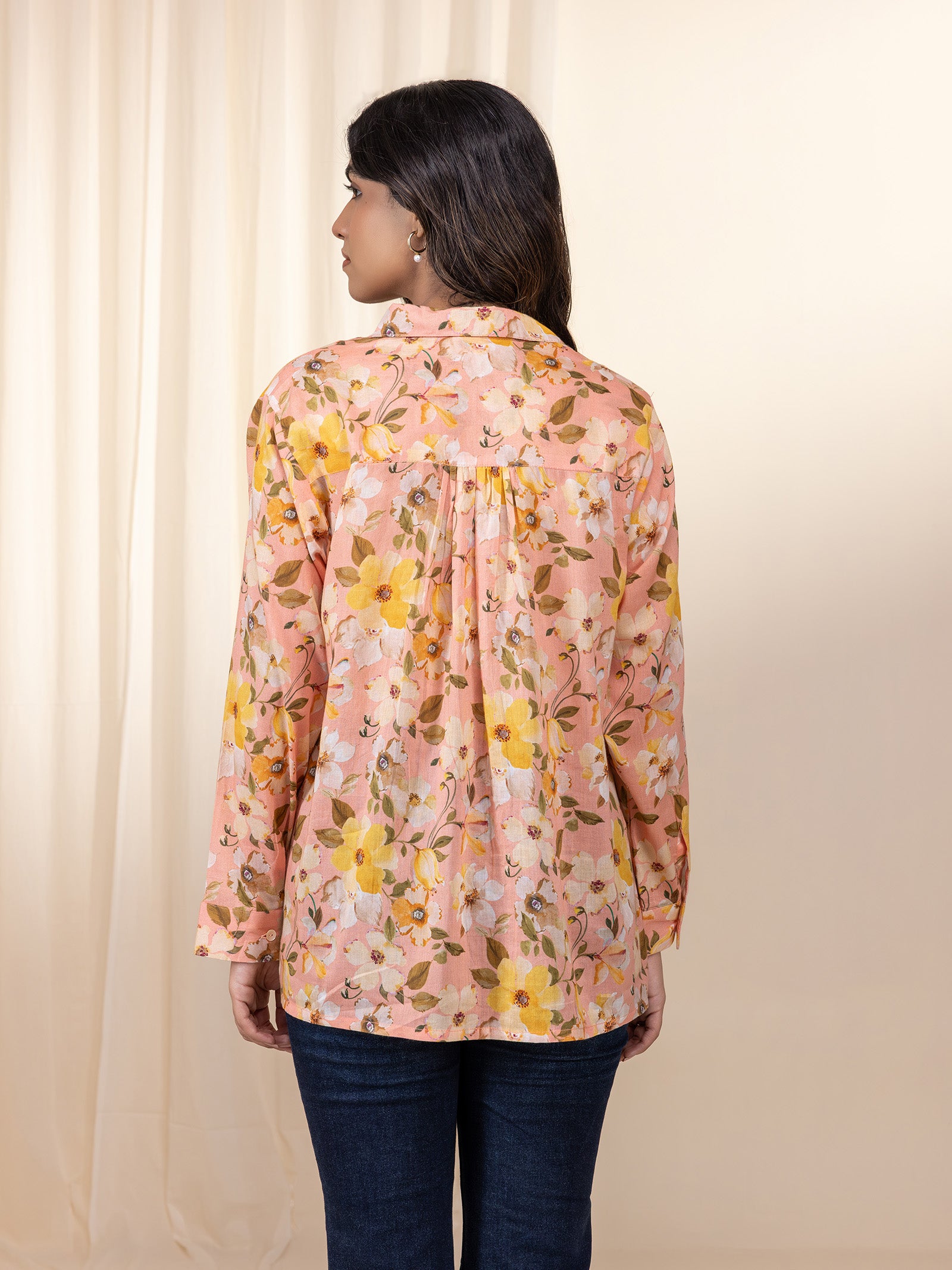 Apricot Jam Voile Shirt