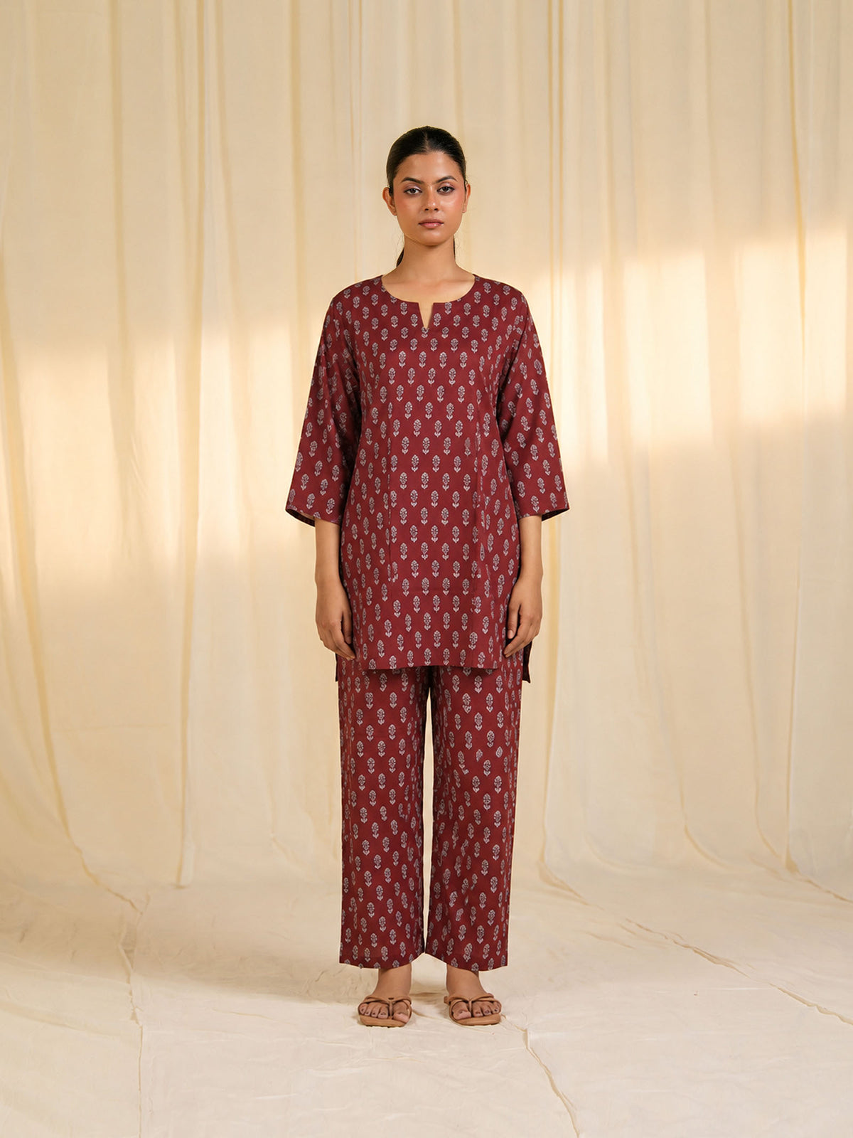 Autumn Cotton Night Suit