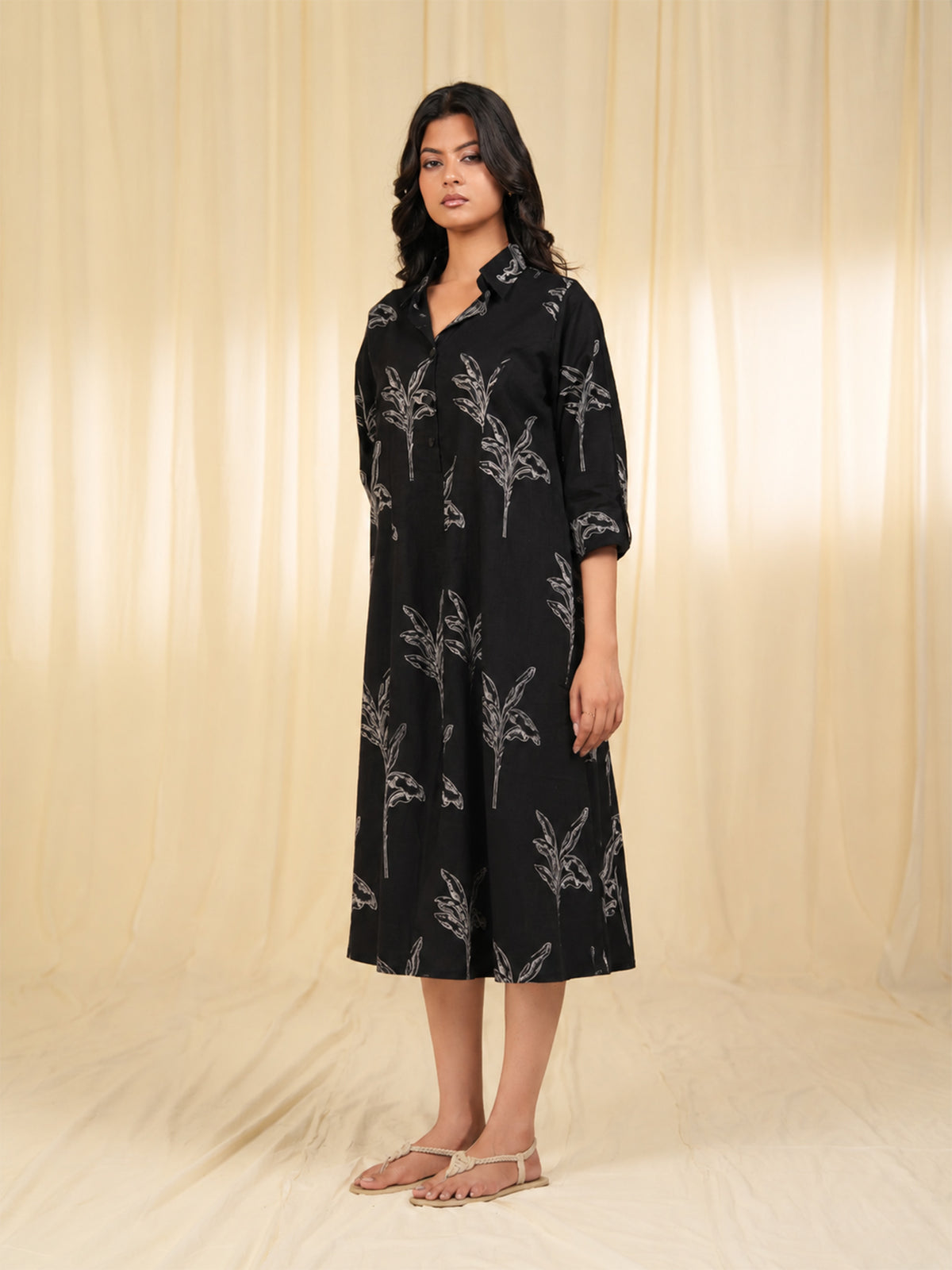 B.G. Cotton Shirt-Dress