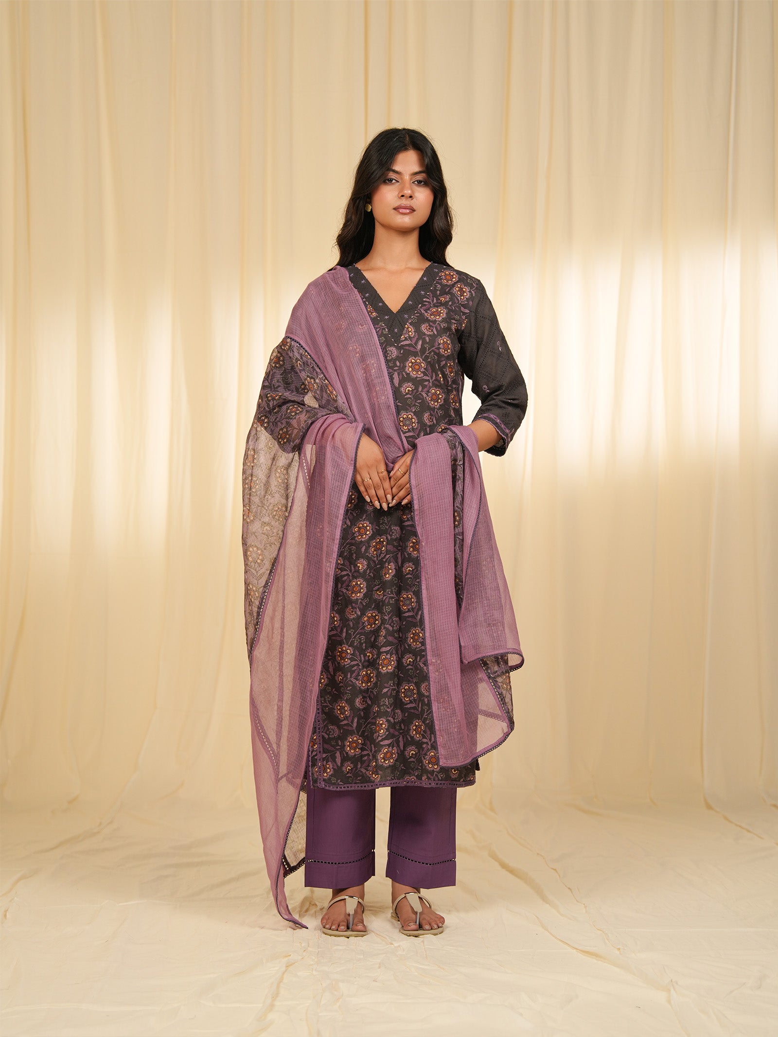 Bandra Brown Kota Dupatta