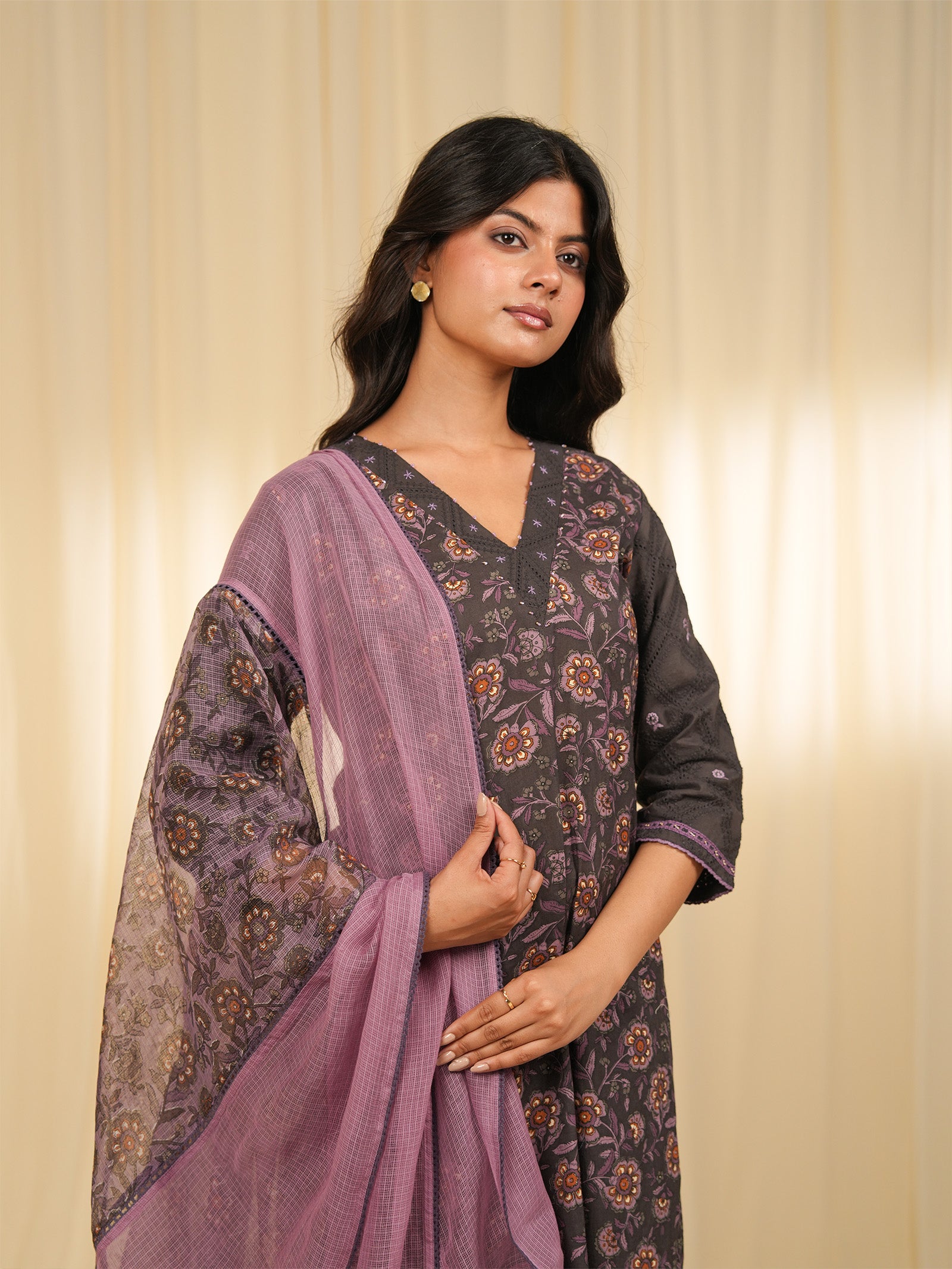 Bandra Brown Kota Dupatta