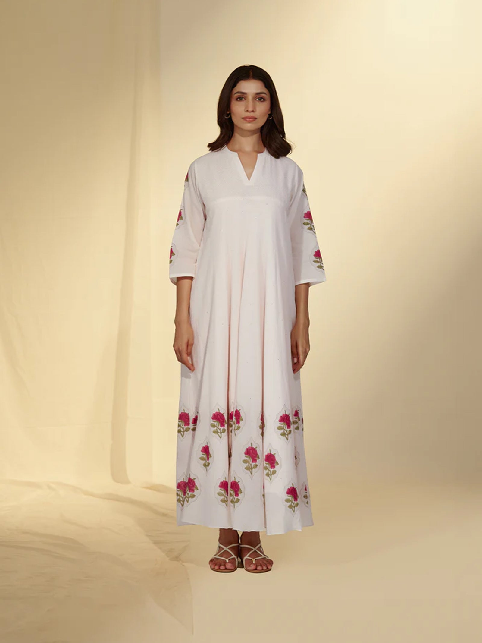 Belle Rose Voile Dress