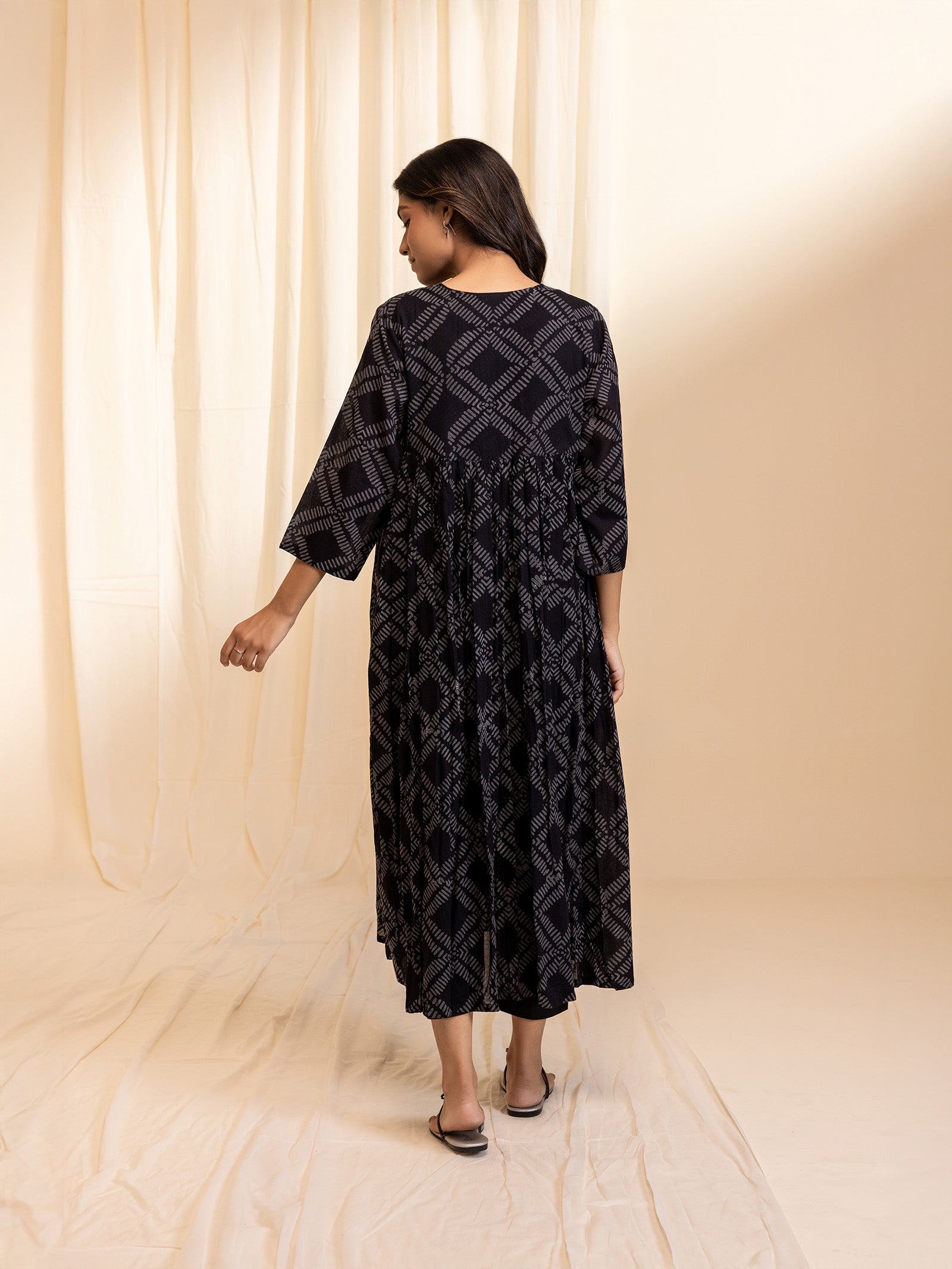 B.G. Gathers Voile Kurta