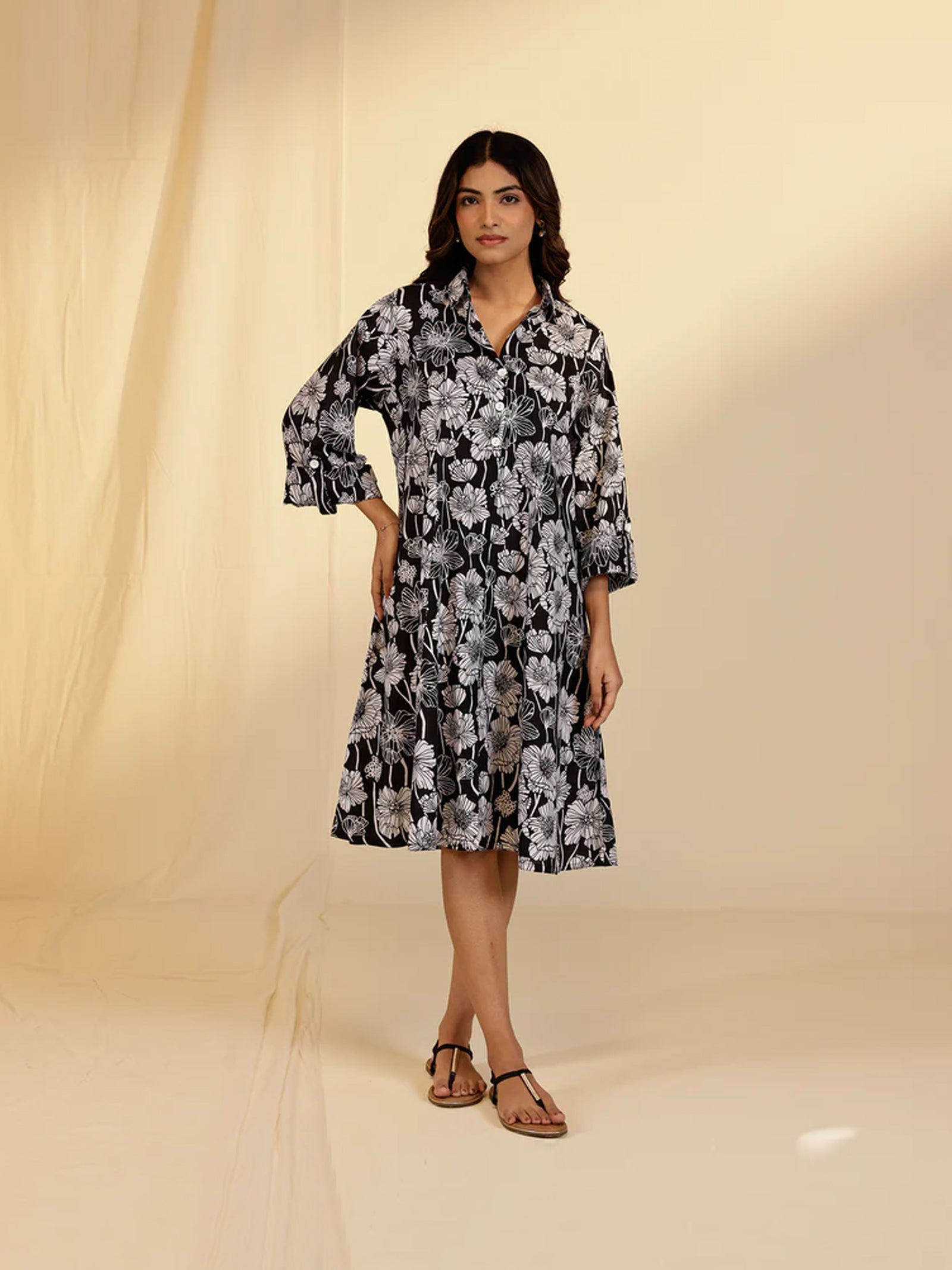Black Sea Cotton Dress