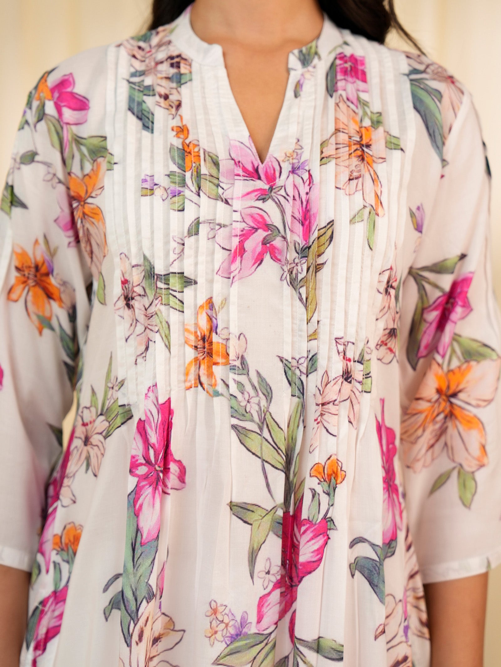 Bloom Meadow Viscose Kurta