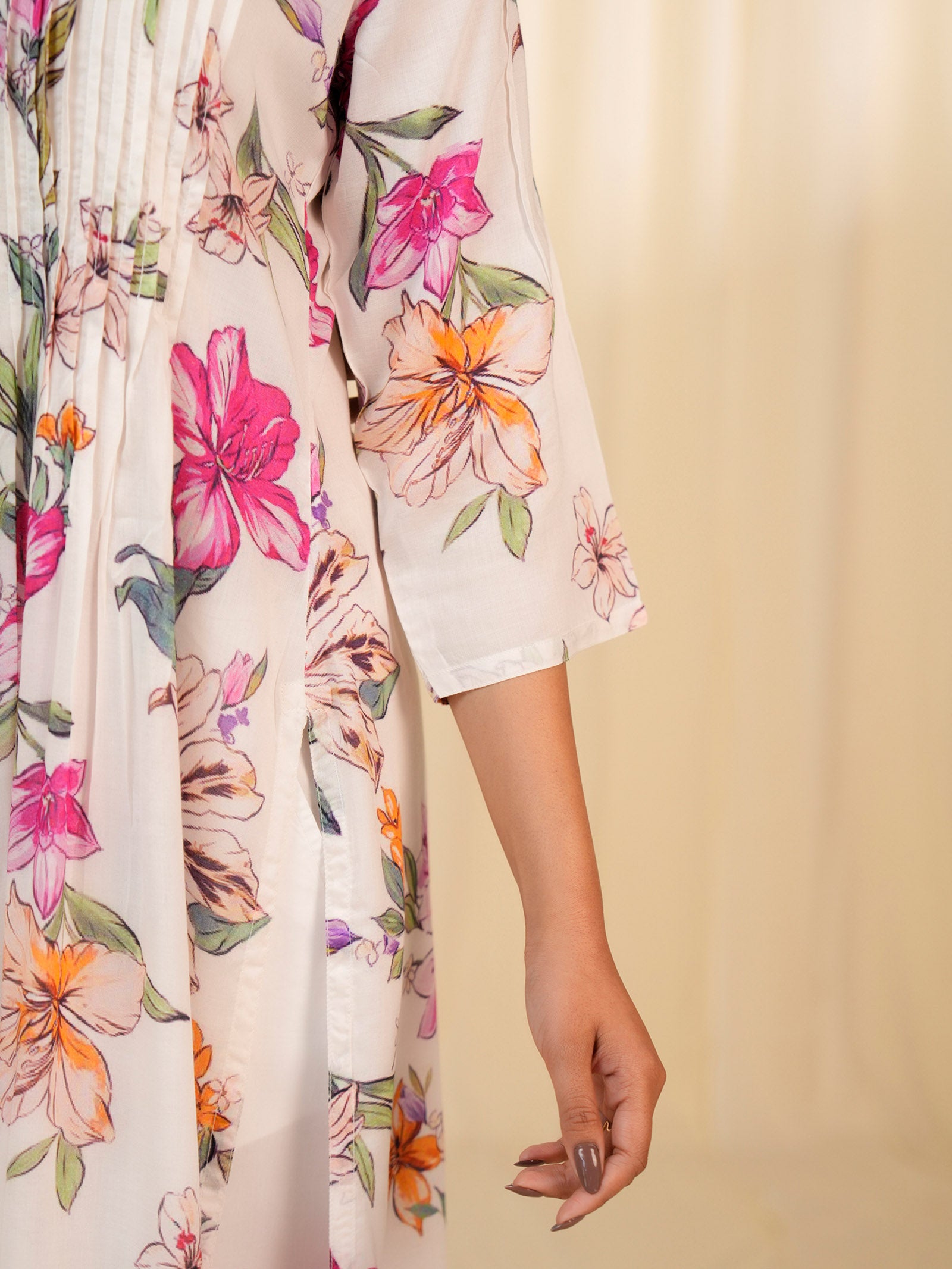 Bloom Meadow Viscose Kurta