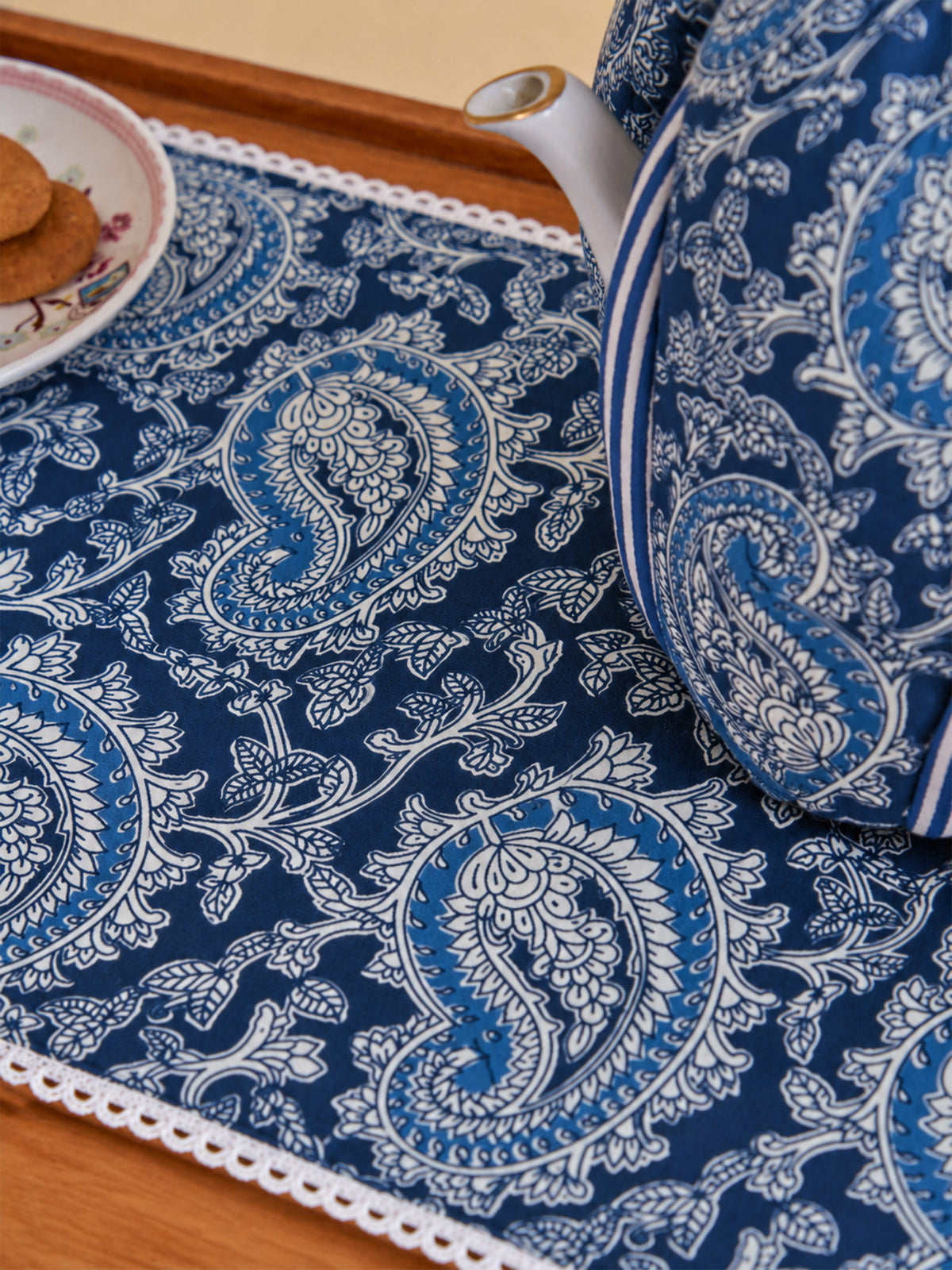 Blue Paisley Tea Cosy