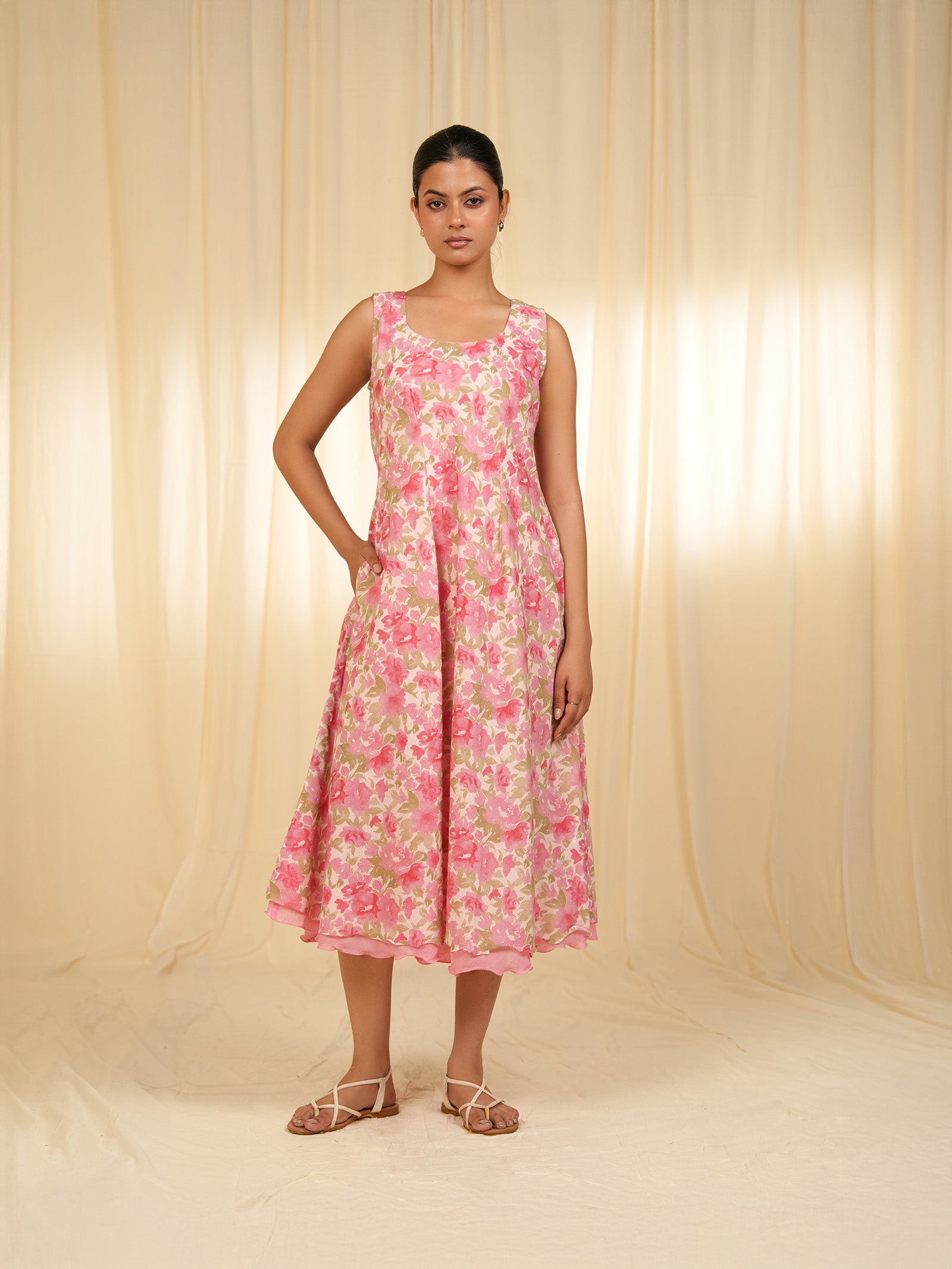 Blush Cotton Dress