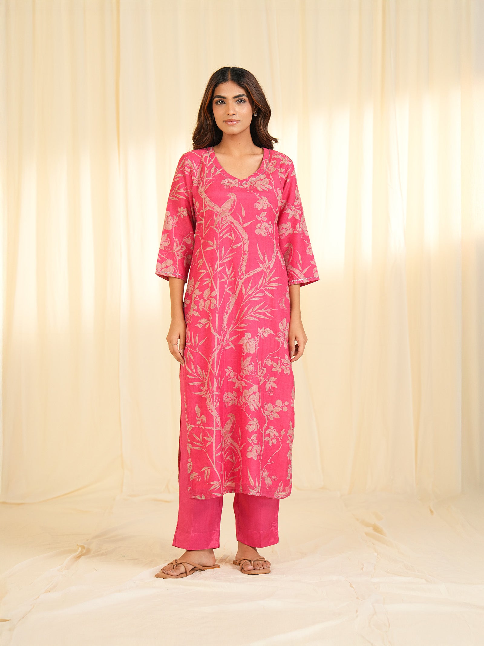 Blushwood Chanderi Kurta