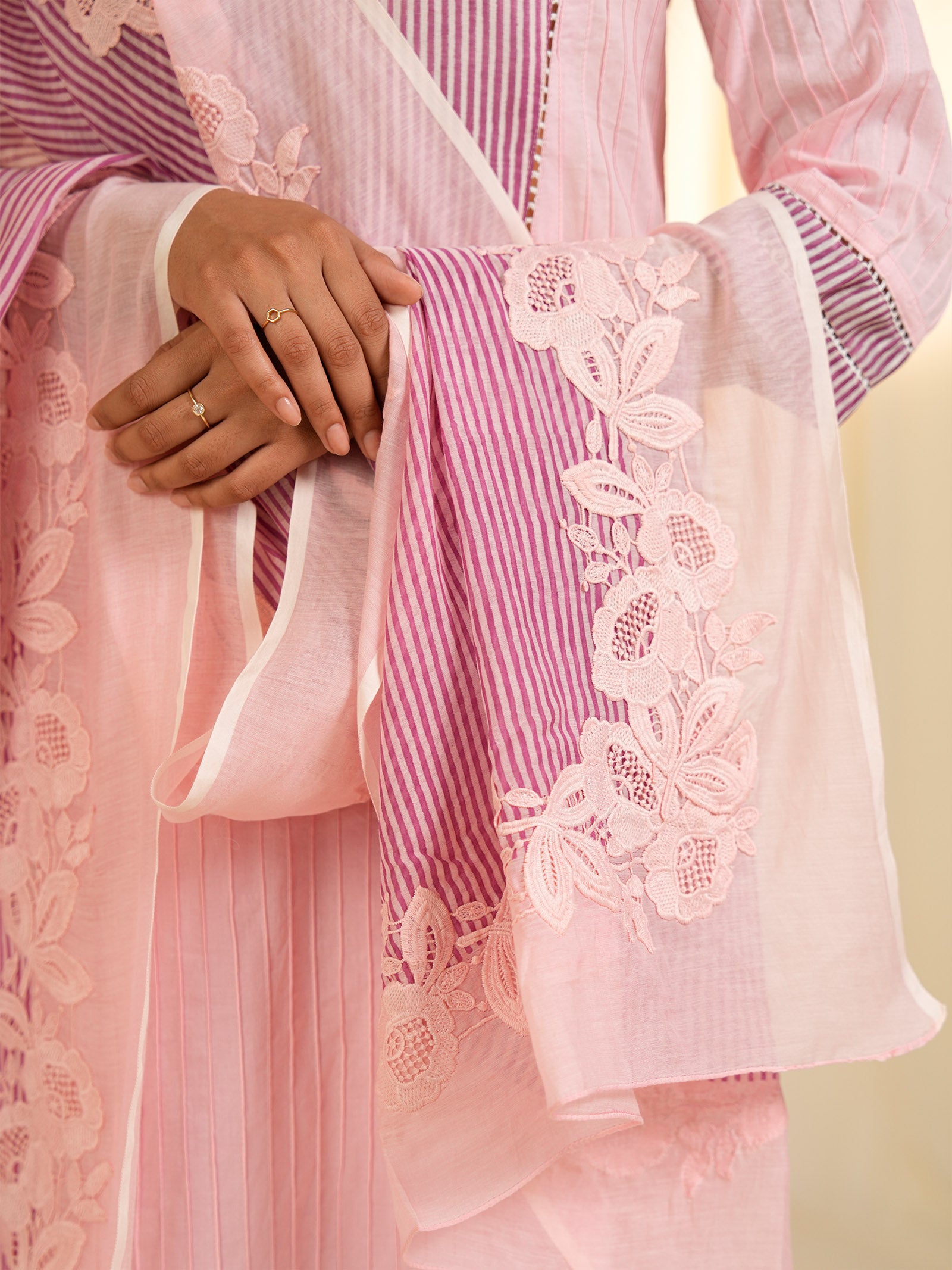 Bubble Tea Chanderi Dupatta