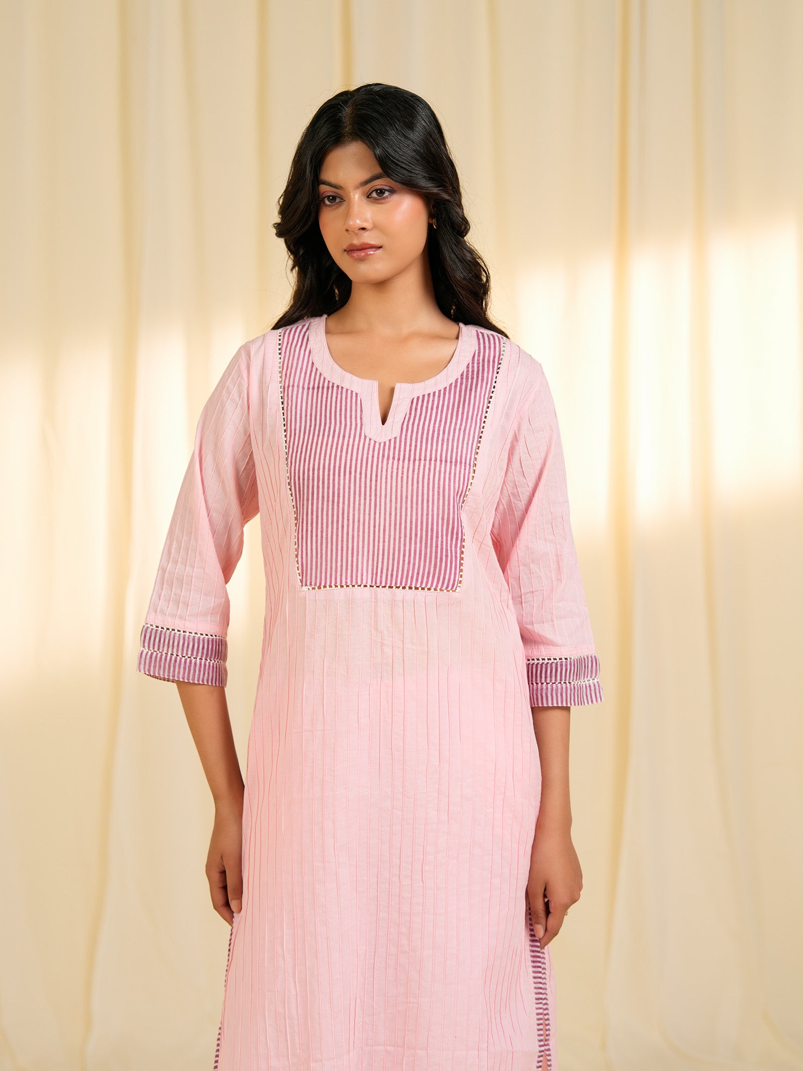 Bubble Tea Cotton Kurta
