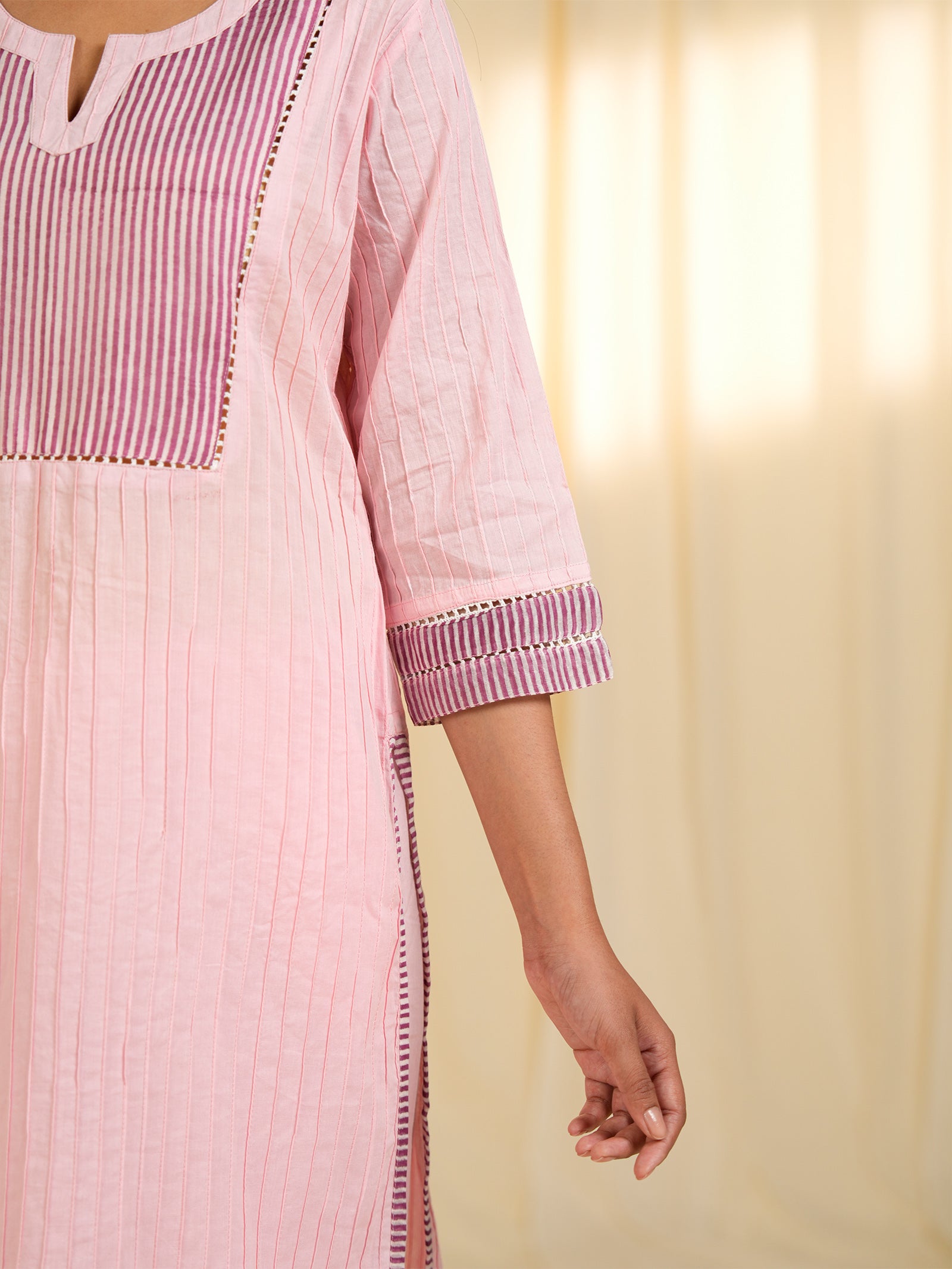 Bubble Tea Cotton Kurta