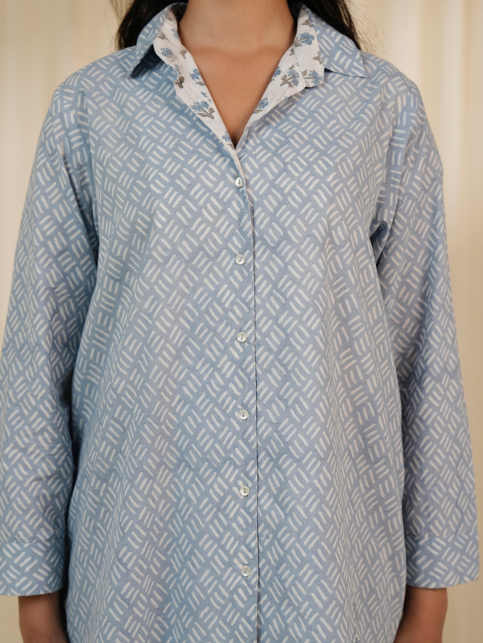 Celeste Cotton Shirt