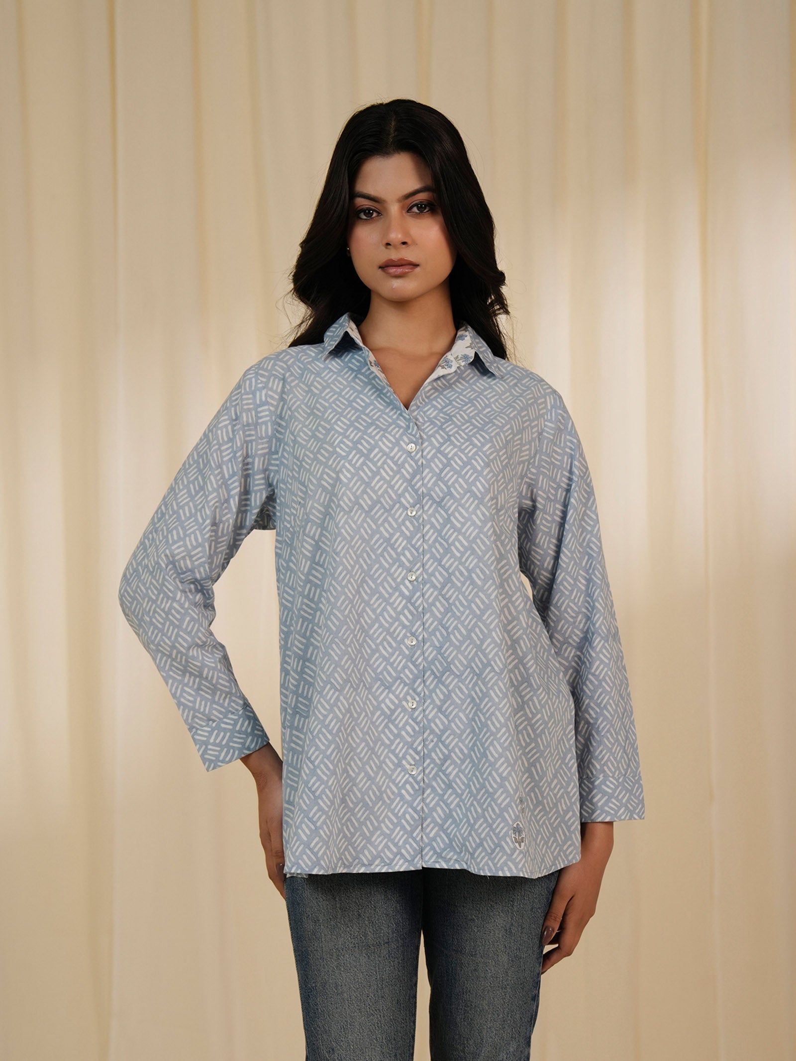 Celeste Cotton Shirt