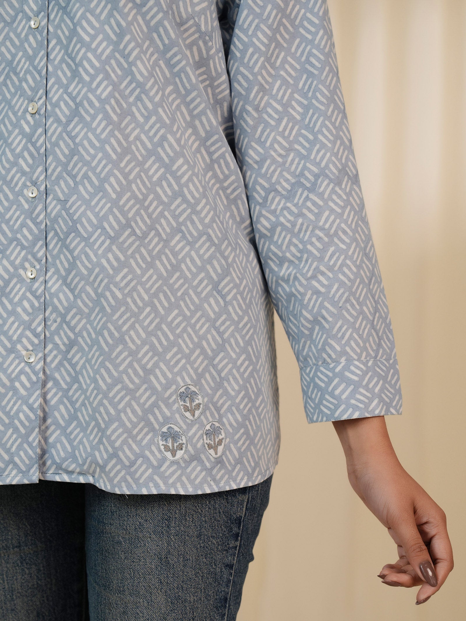 Celeste Cotton Shirt