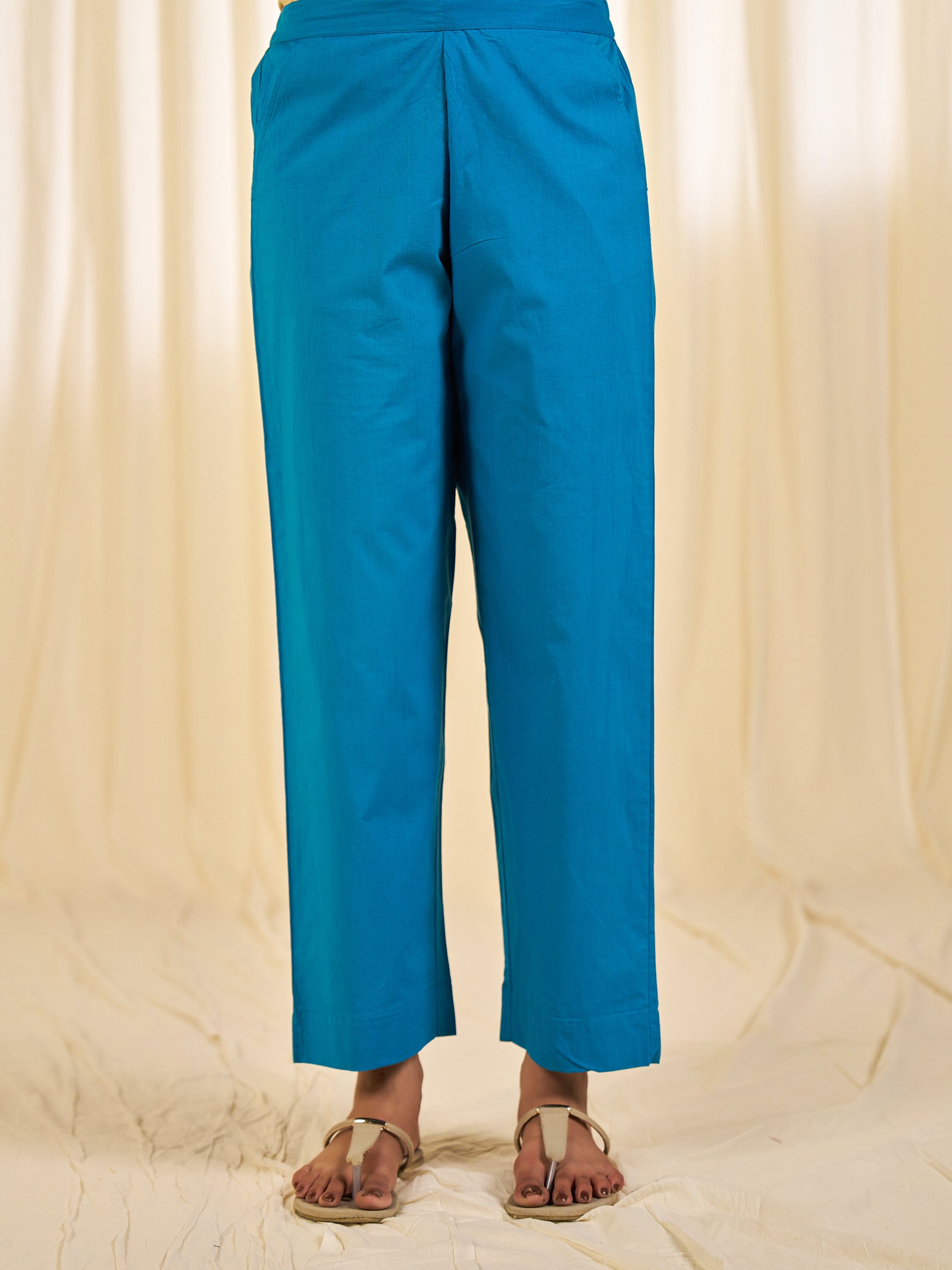 Chalchitra Cotton Straight Pants