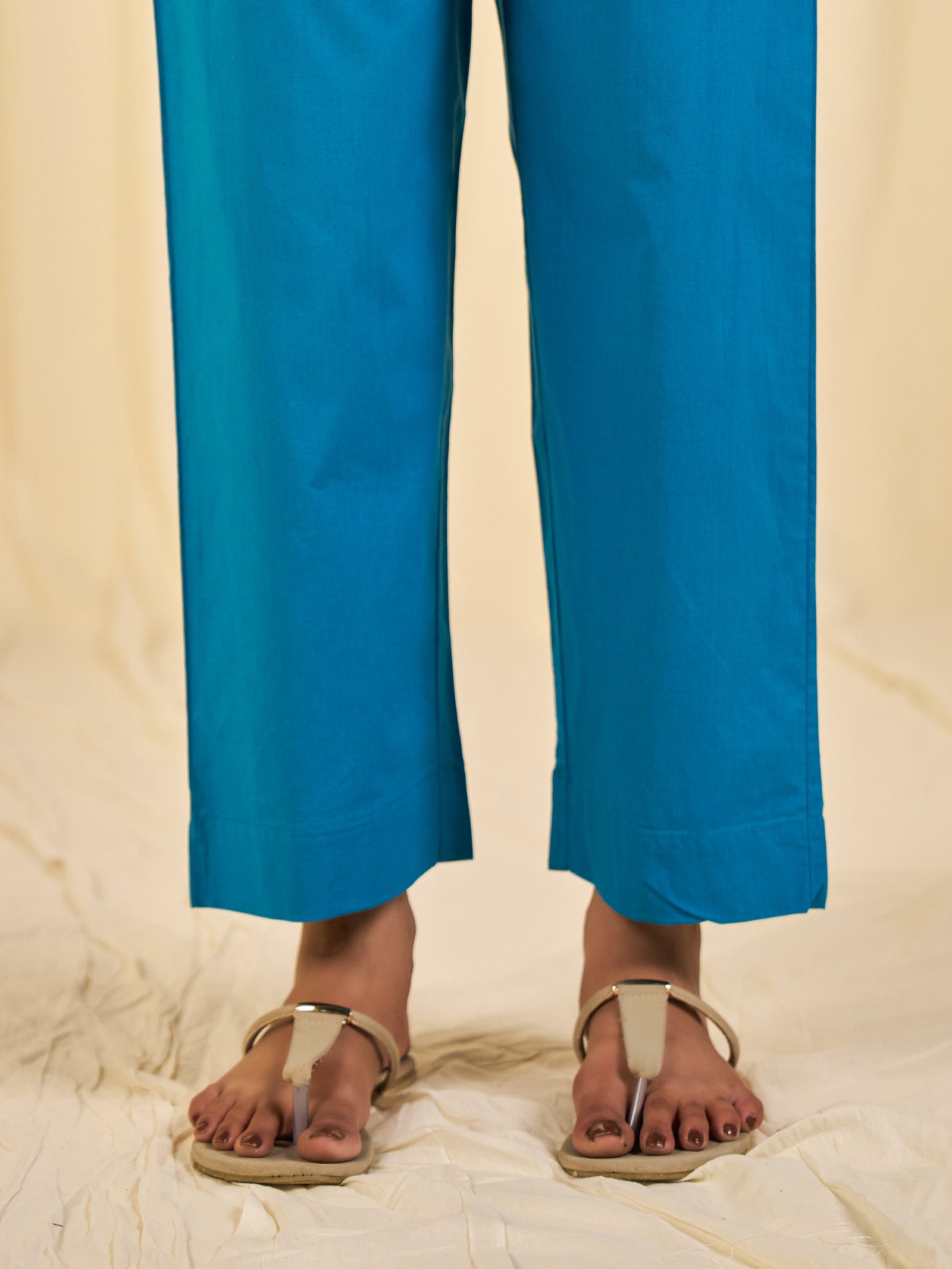 Chalchitra Cotton Straight Pants