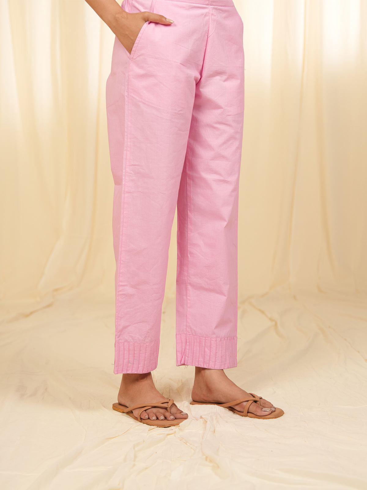 Chandigarh Chintz Cotton Straight Pants