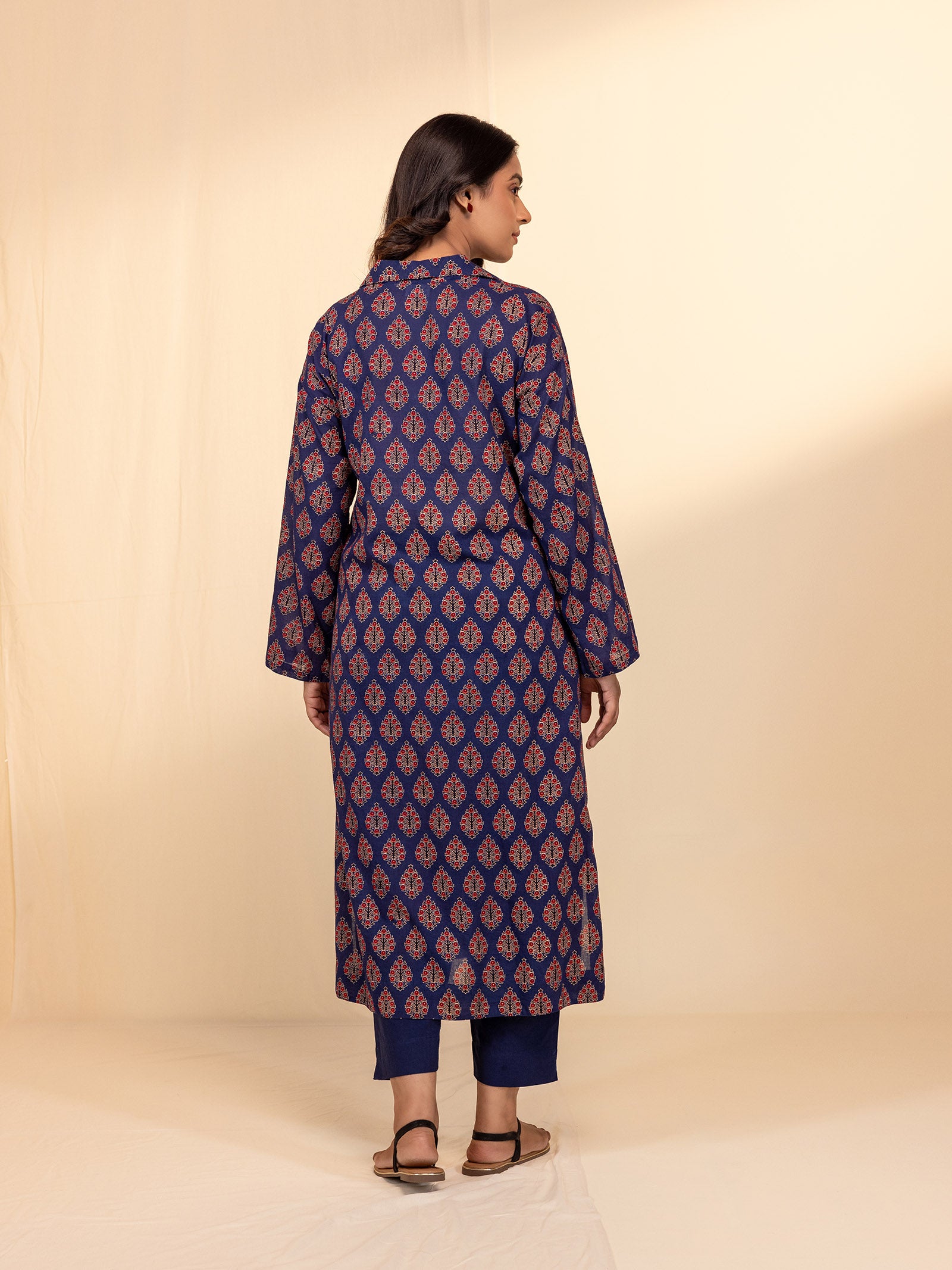 Cherry Dusk Cotton Kurta