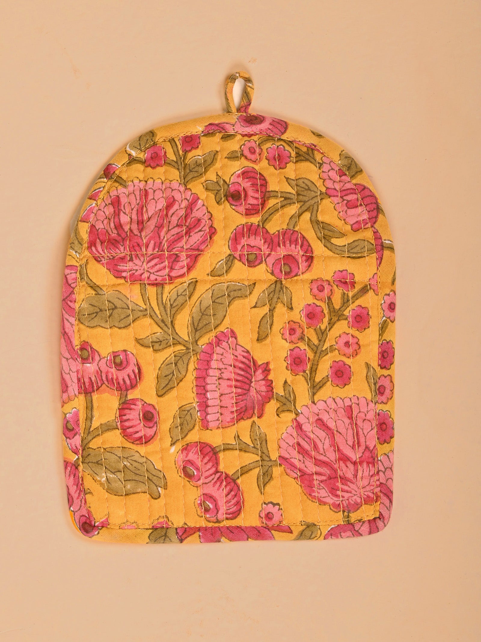 Chrysanthemum Quilted Coin Purse