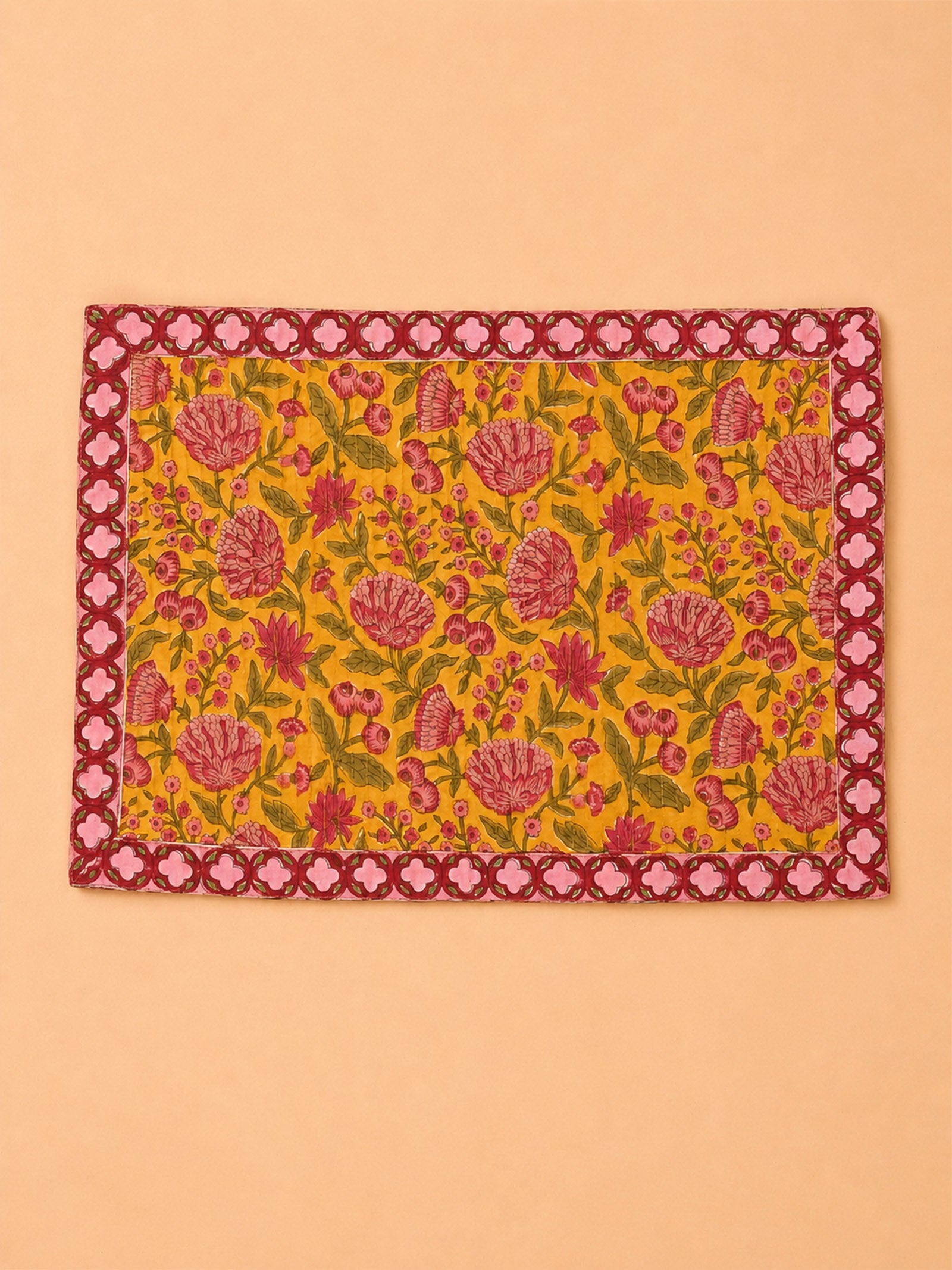 Chrysanthemum Quilted Placemat