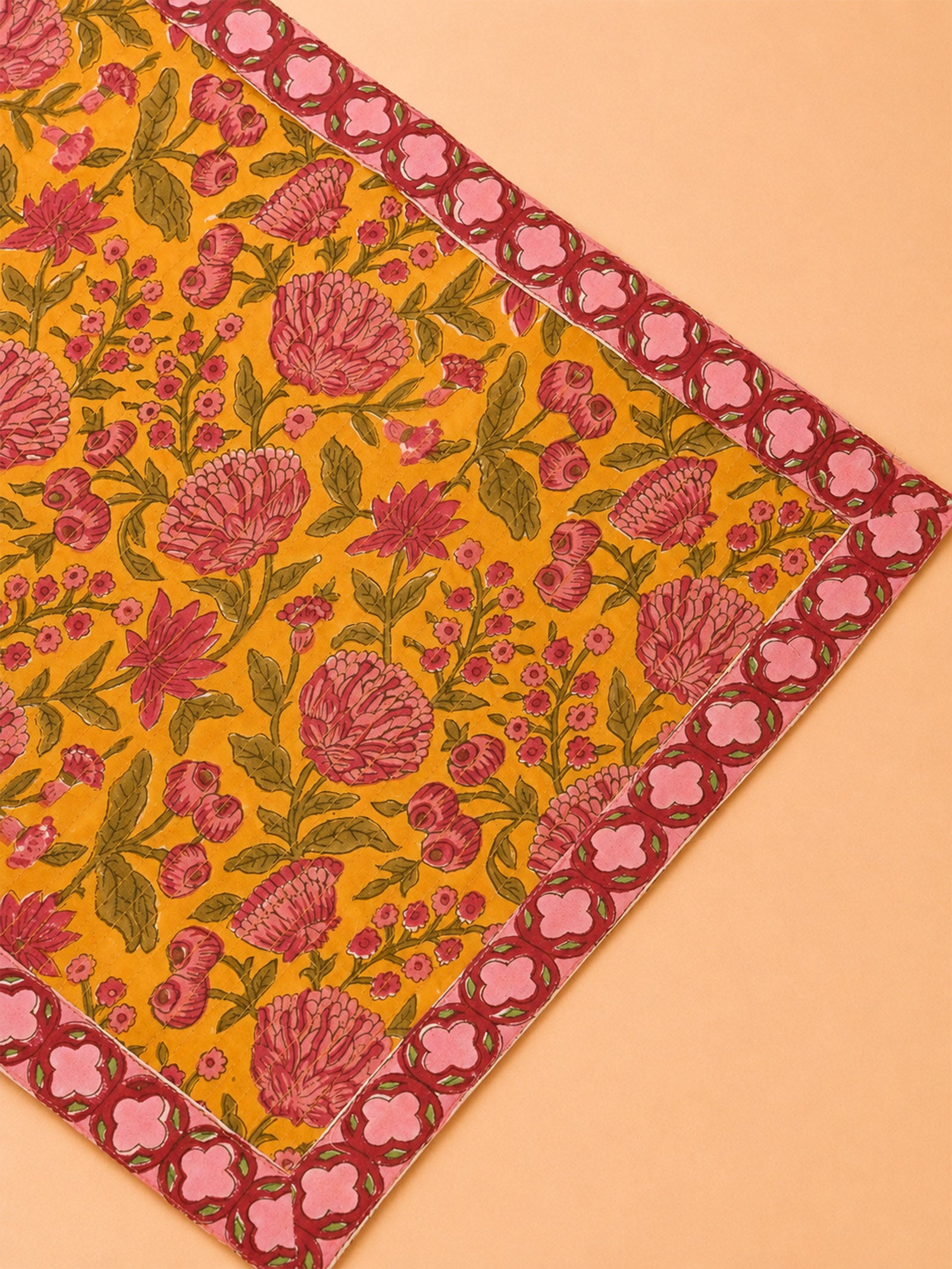 Chrysanthemum Quilted Placemat