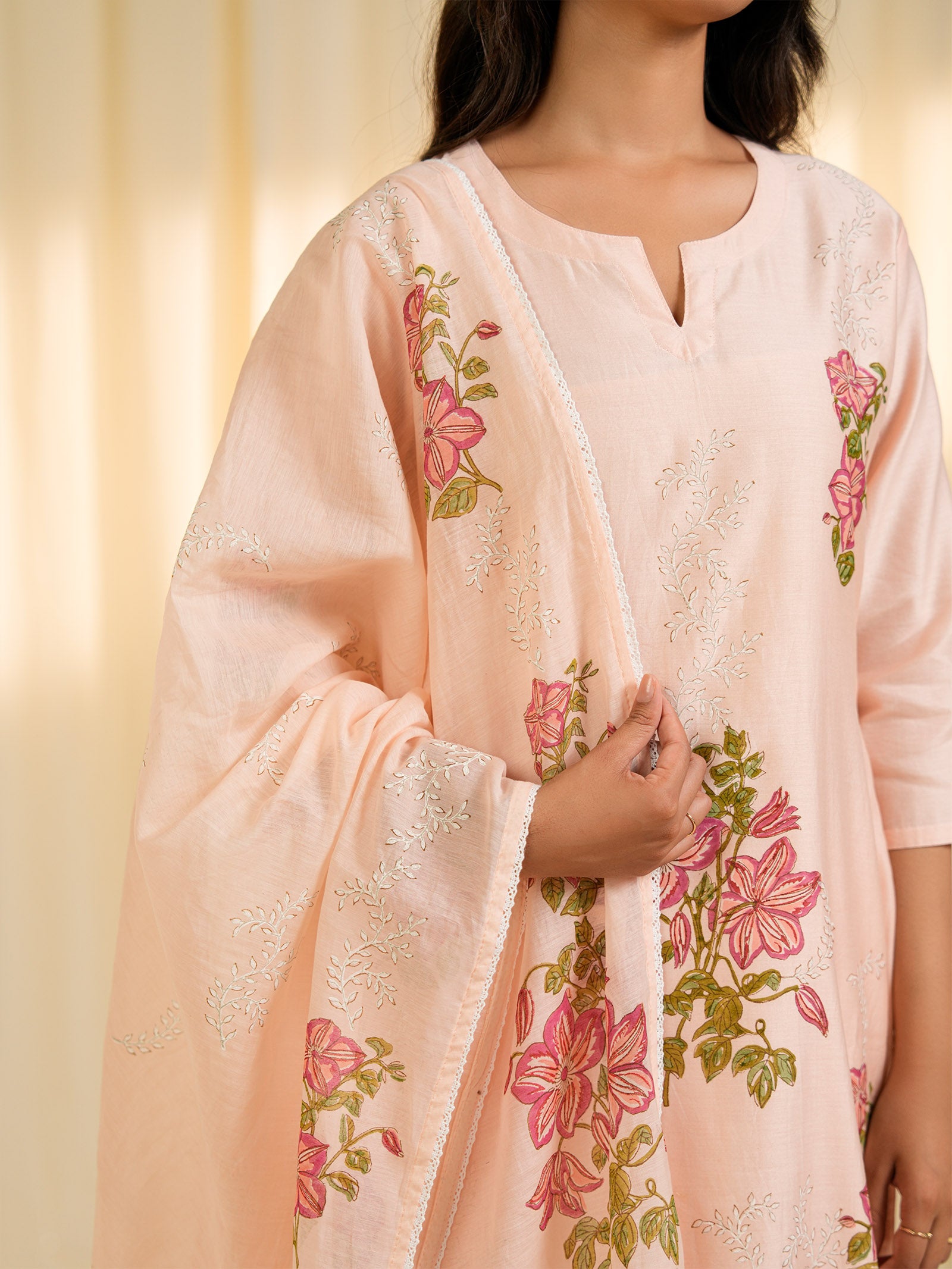 Clematis Chanderi Dupatta