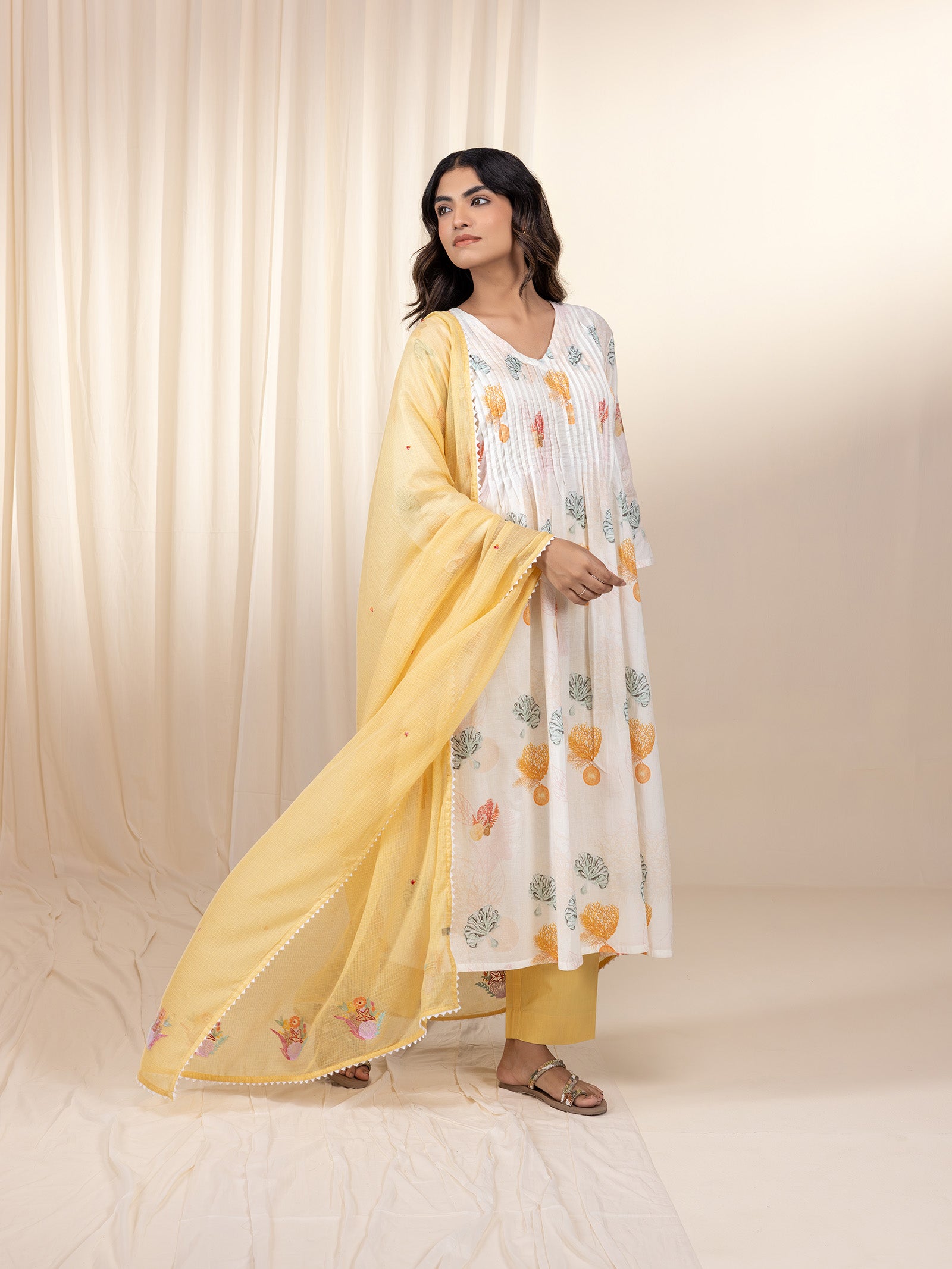 Coral Reef Kota Dupatta