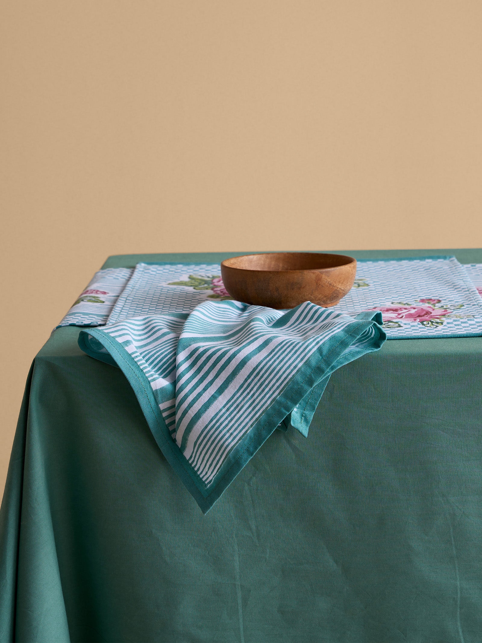 Cottage Rose Dinner Napkin (Set Of 6)