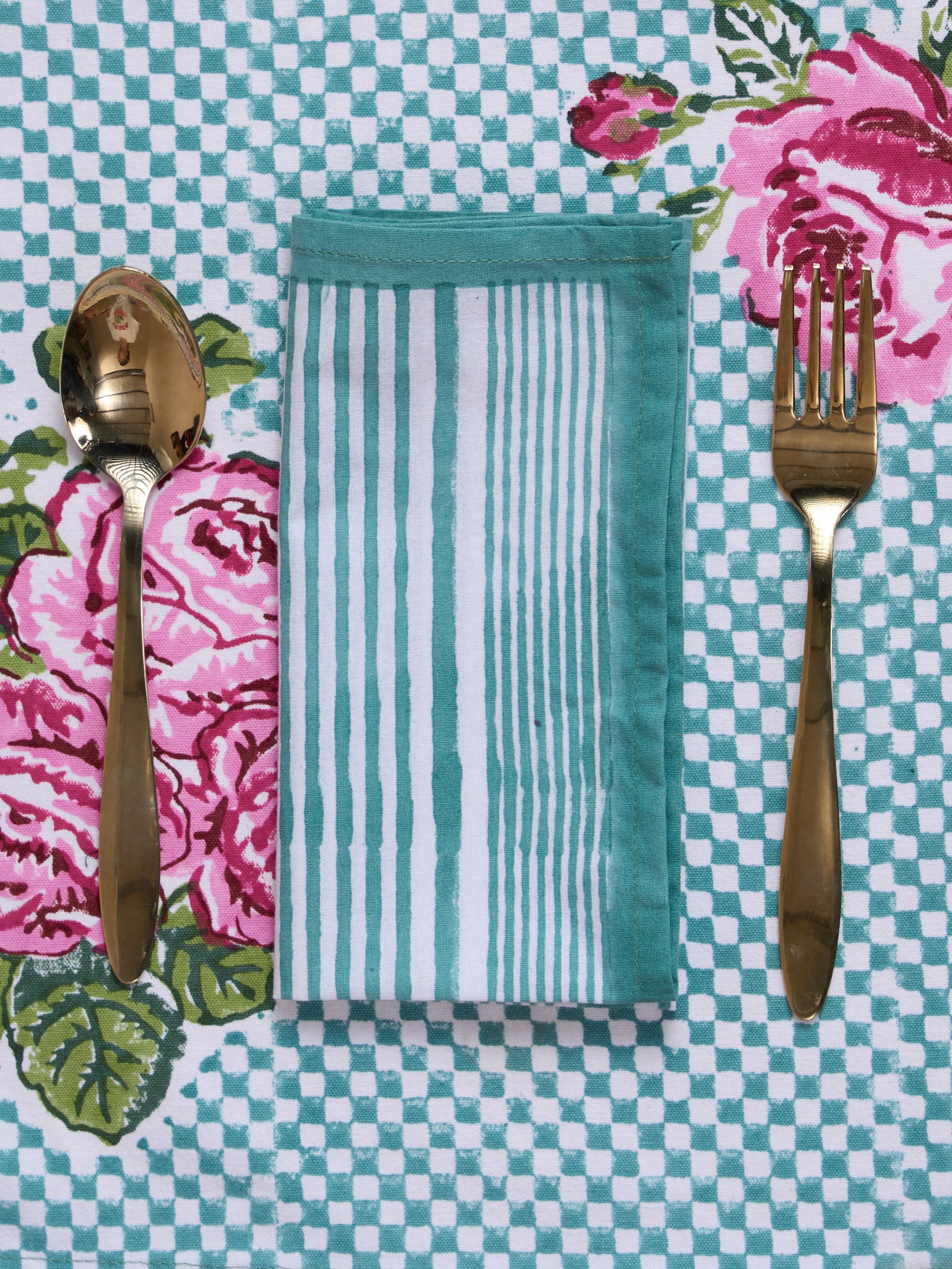 Cottage Rose Dinner Napkin (Set Of 6)