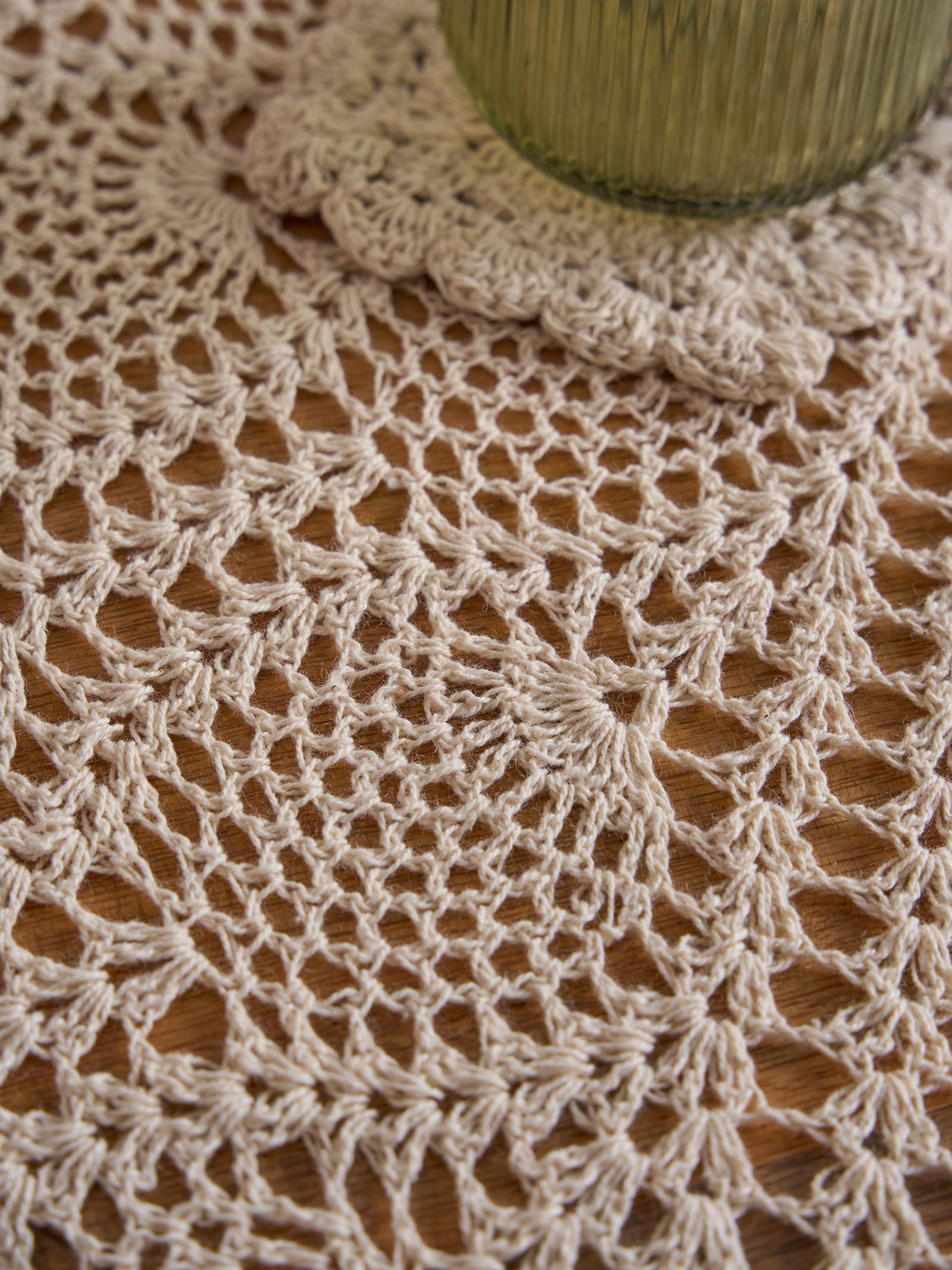 Crochet Round Table Cover