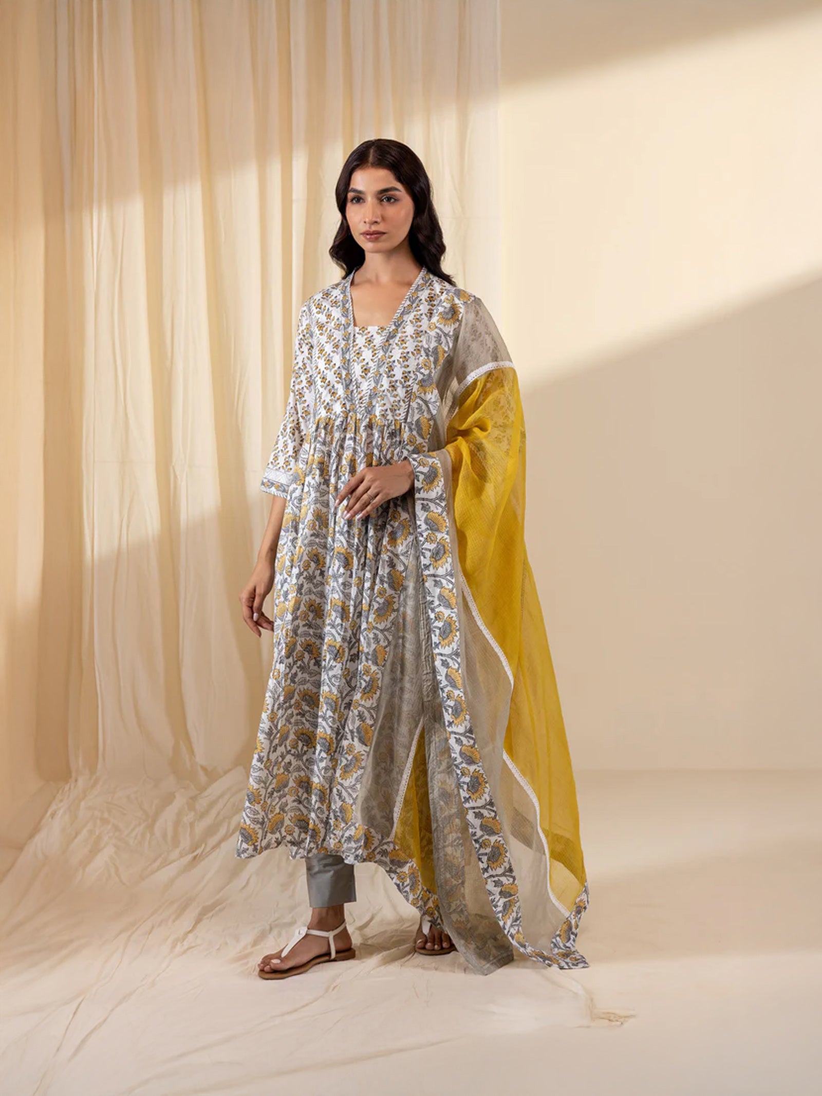 Mustard Field Kota Dupatta