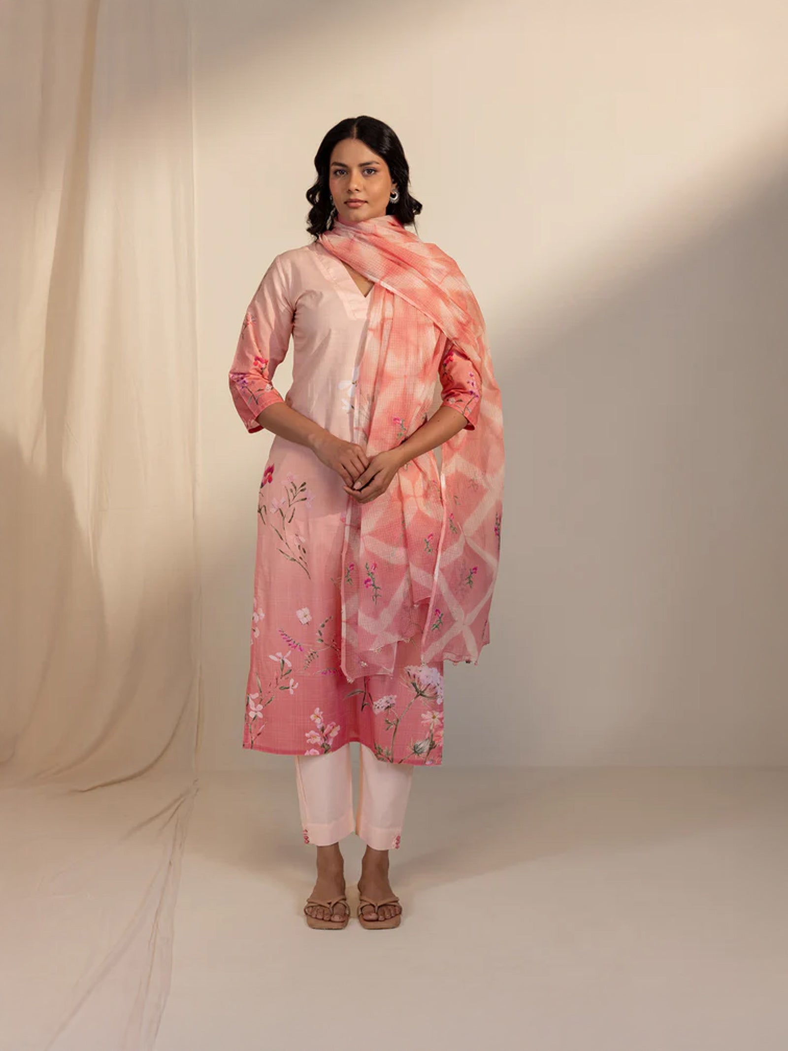 WITP Peach Kota Dupatta