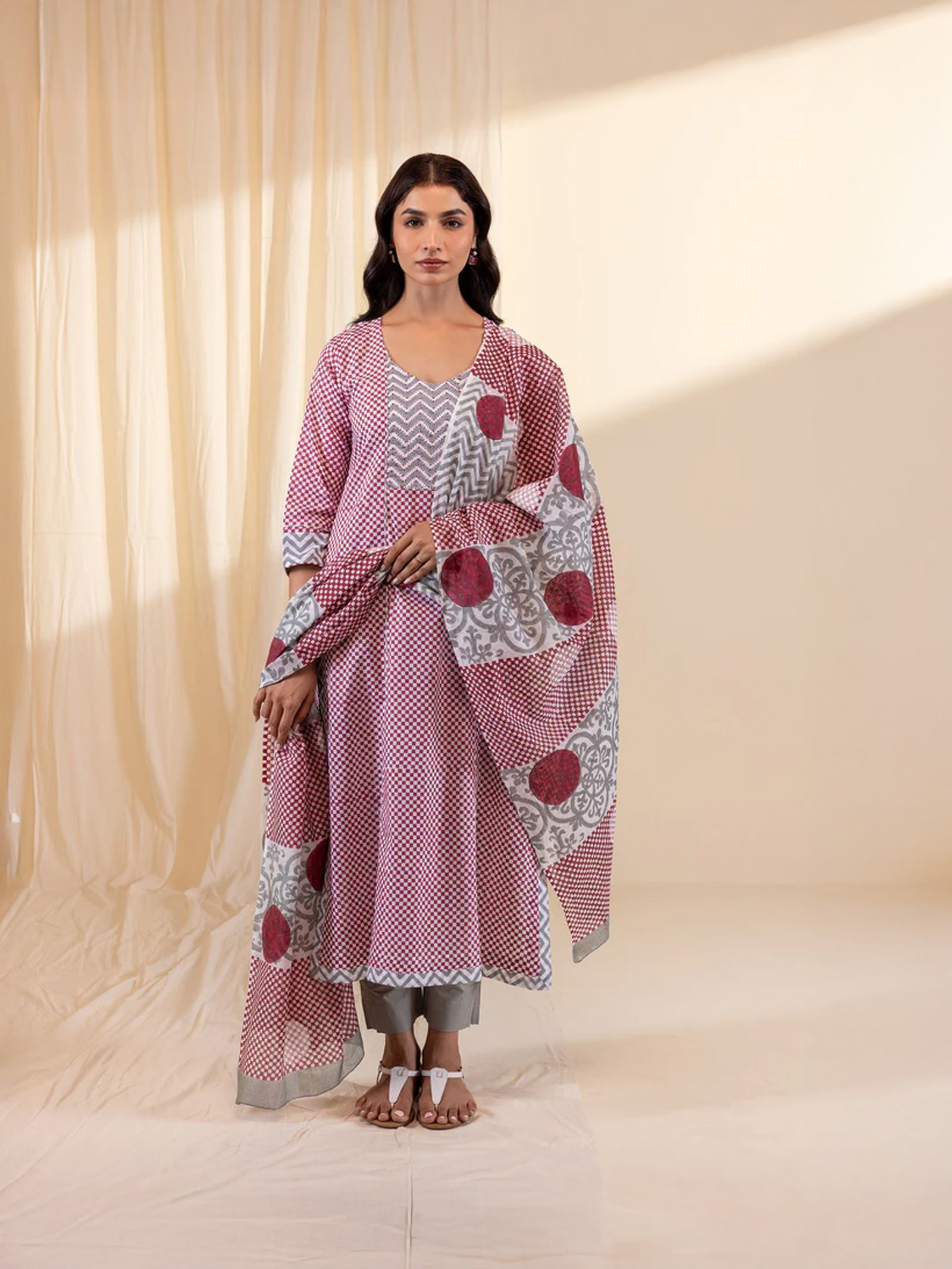 Work Wear Chanderi Dupatta