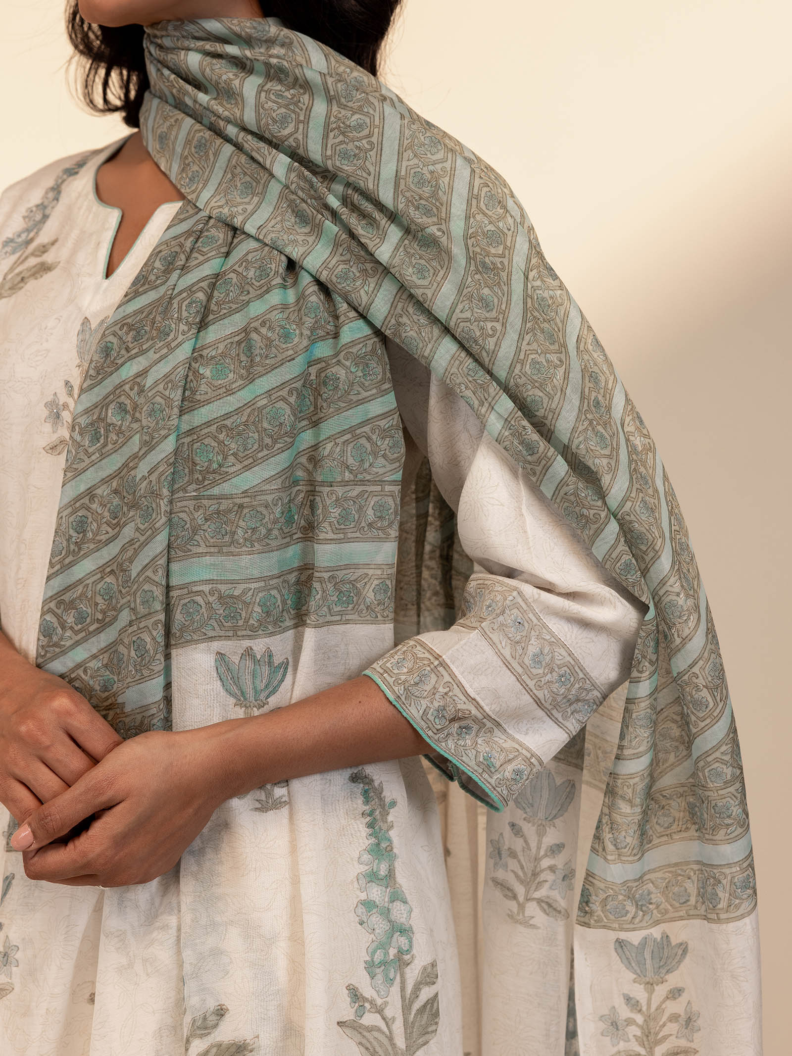 Noor Jahan Chanderi Dupatta