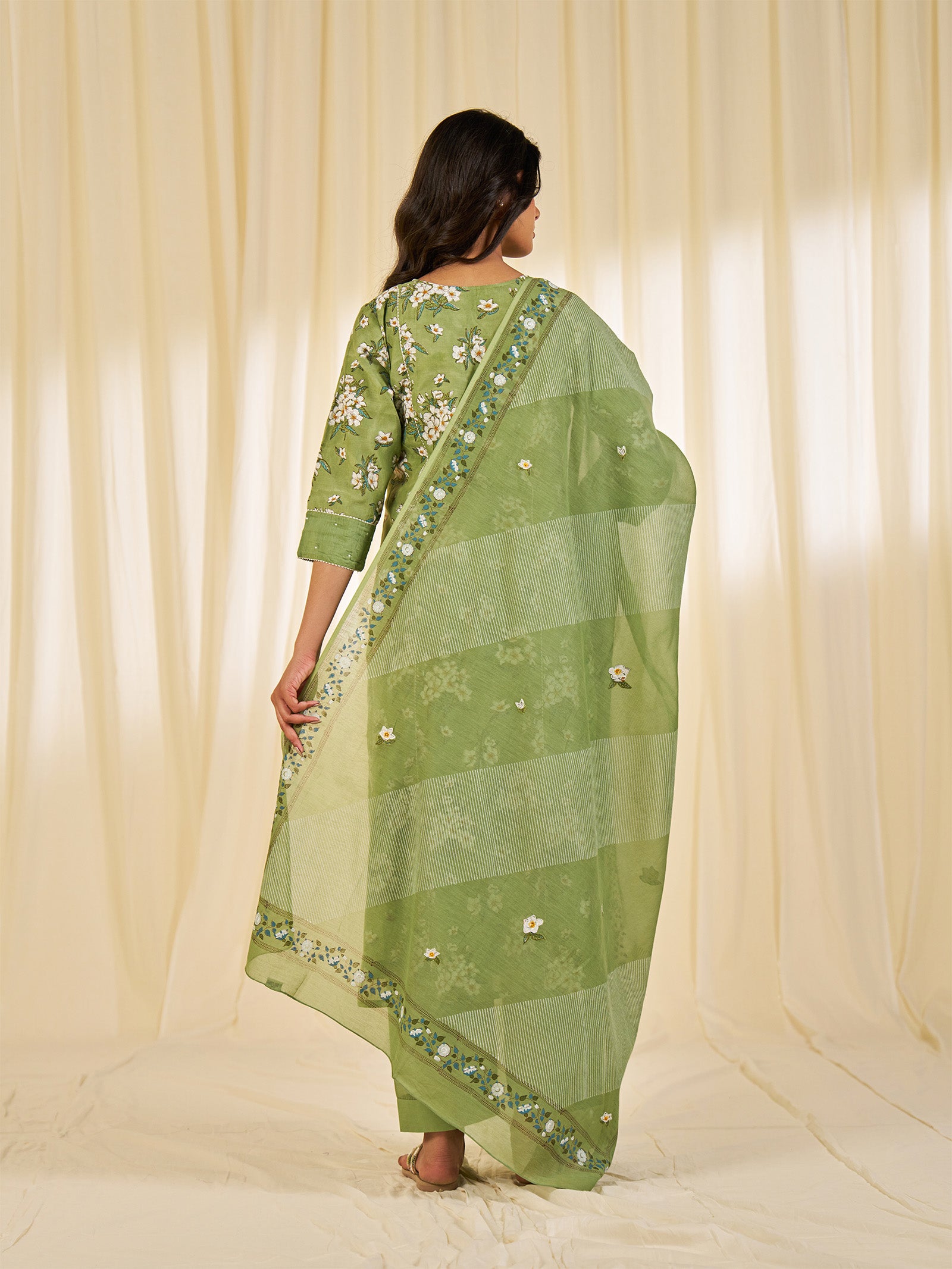 Sadabahar Chanderi Dupatta