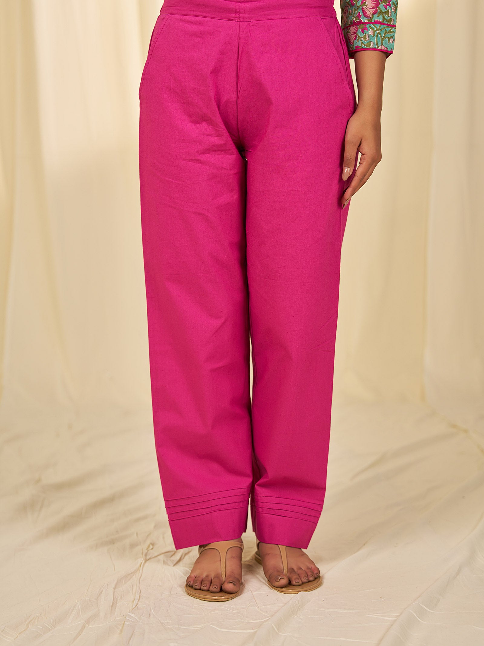 Rani Cotton Straight Pants