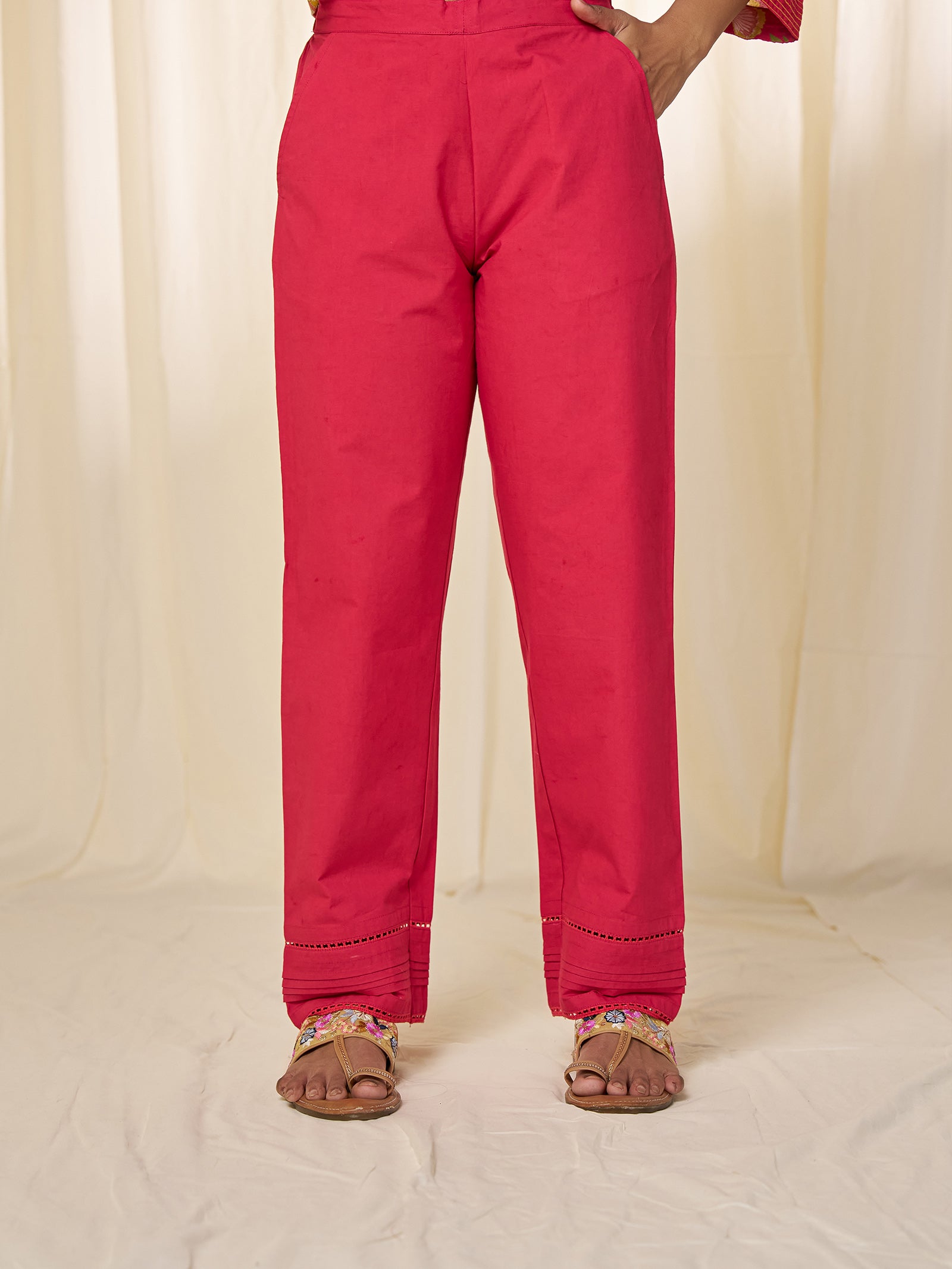 Razzmatazz Cotton Straight Pants