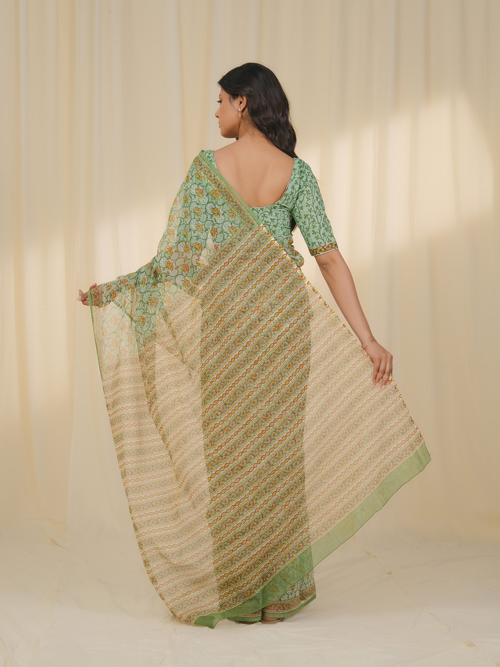 Sunfire Moss Kota Saree