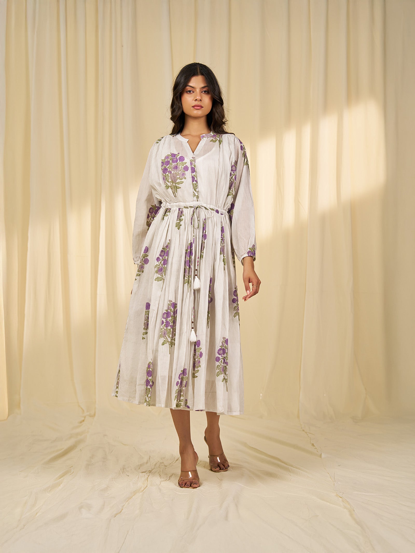 Lilac Primrose Voile Dress