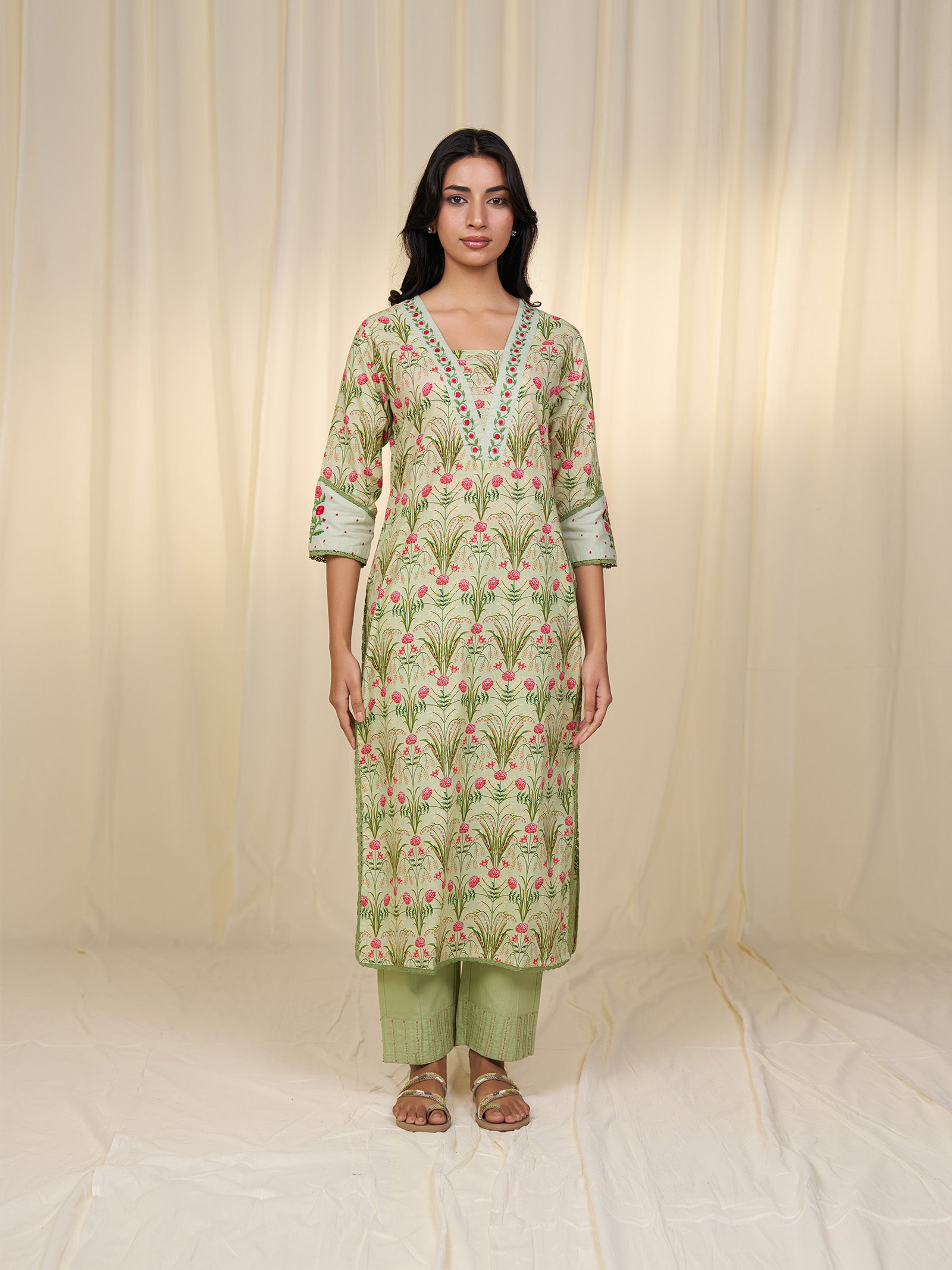 Indian Forest Cotton Kurta