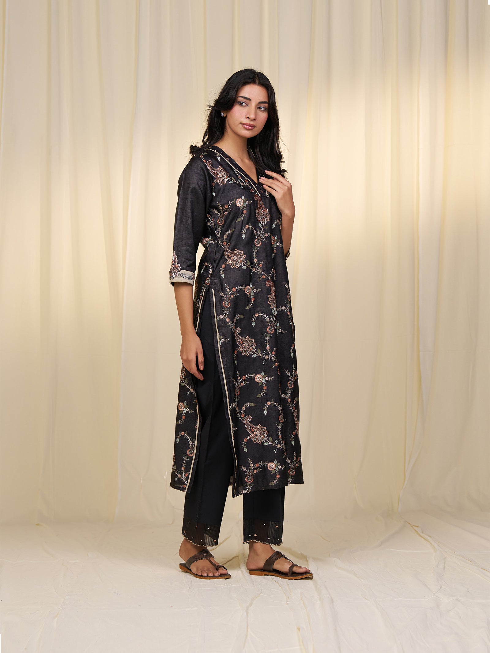 Eclipse Silk Kurta